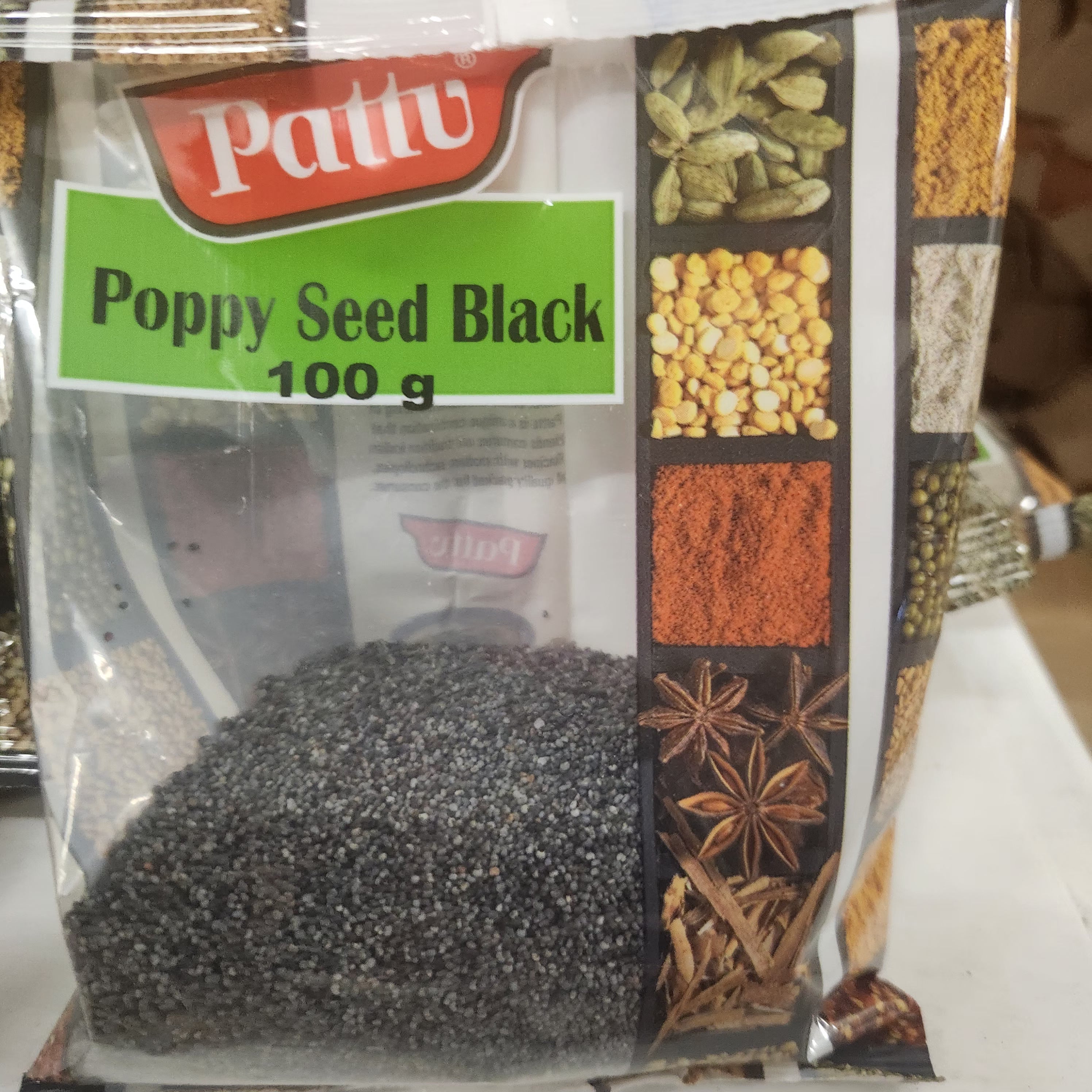 PATTU POPPY SEEDS BLACK 100 GM