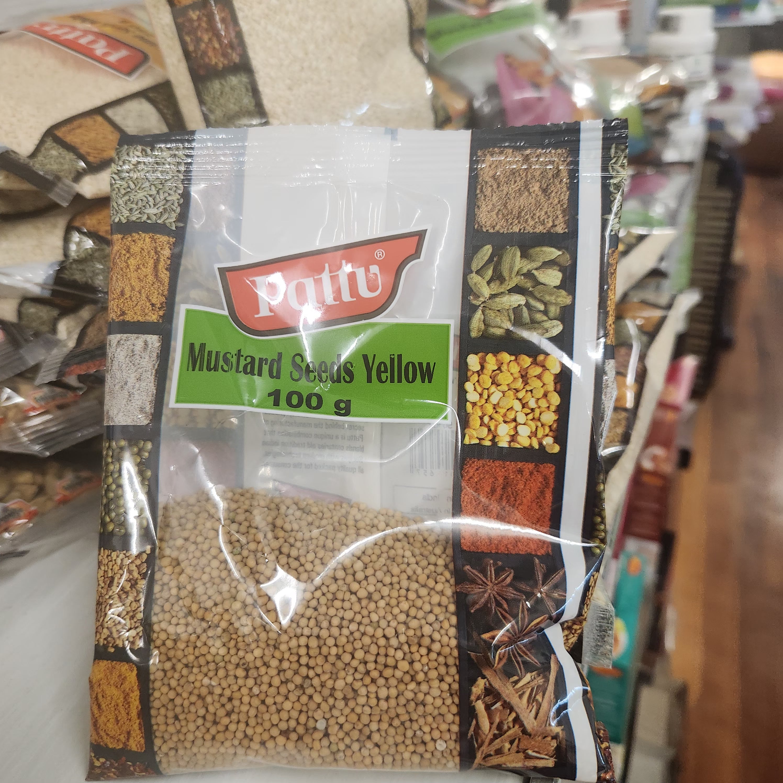 PATTU  MUSTARD SEEDS YELLOW 100GM