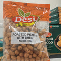 DESI TOUCH ROASTED PEANUTS WITH SHELL 400GM