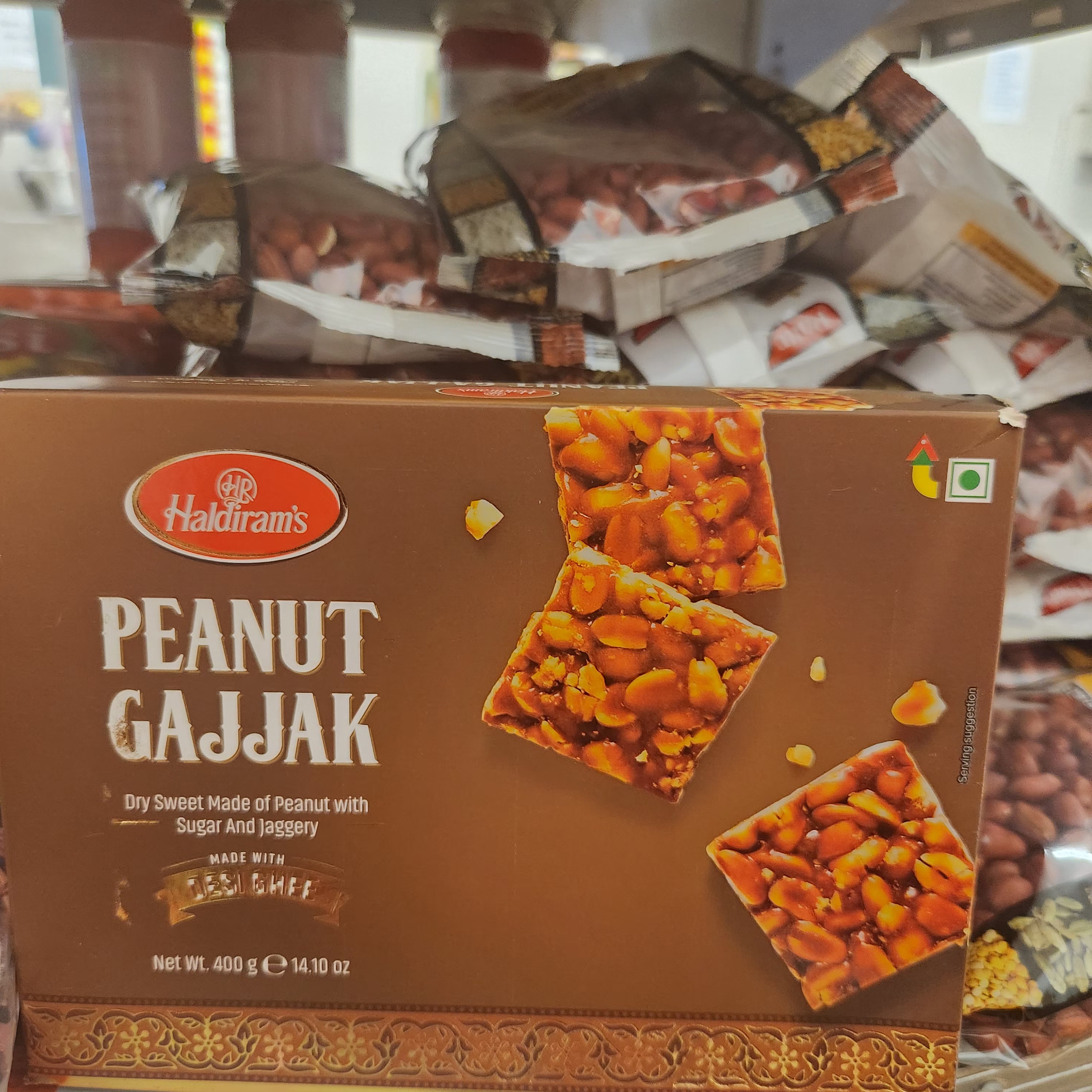HALDIRAM'S PEANUT GAJJAK DESI GHEE 400GM
