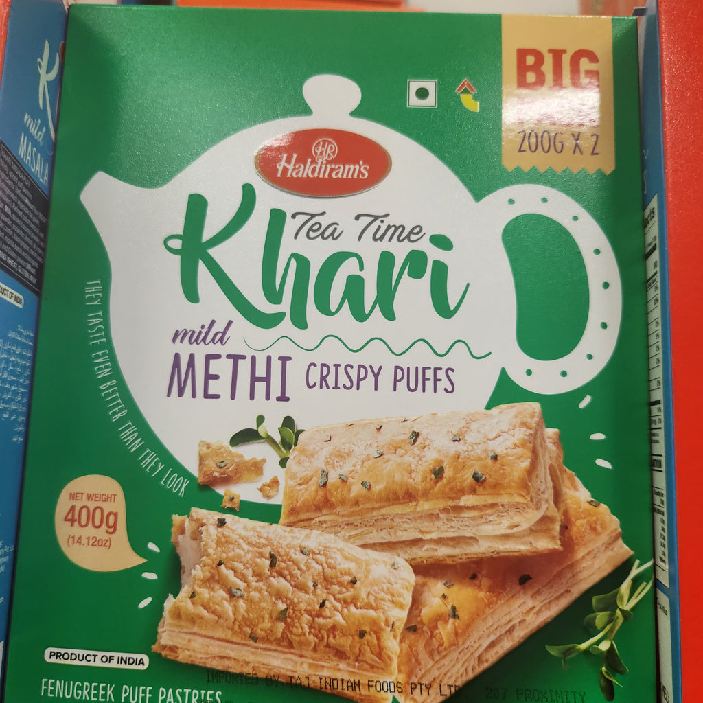 HALDIRAM KHARI JEERA CRISPY PUFFS 400 GM