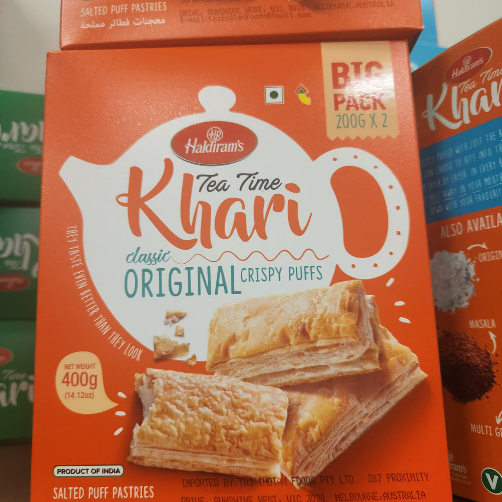 HALDIRAM KHARI JEERA CRISPY PUFFS 400 GM