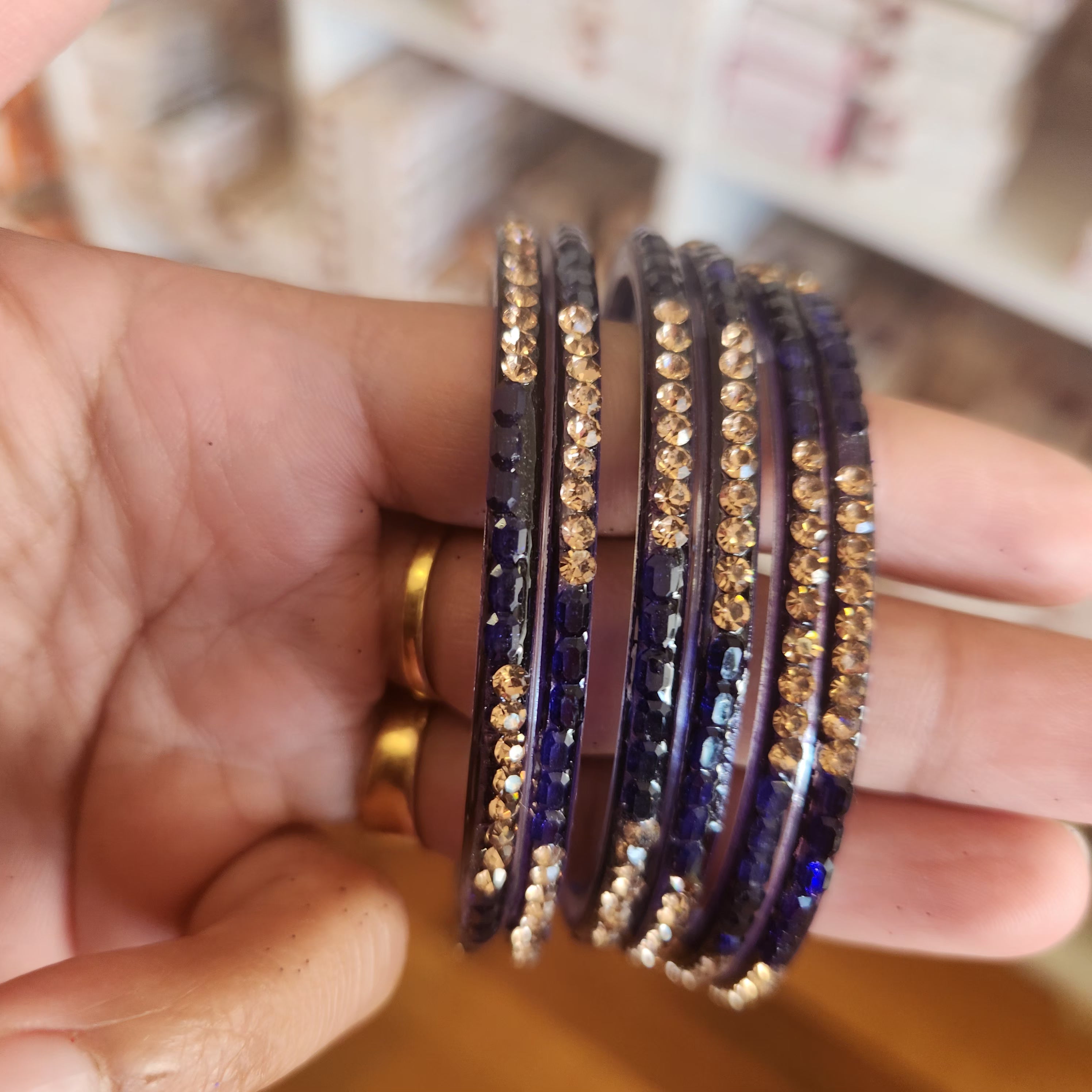 HALF JARKAN GLASS BANGLES SIZE, 2.2, 2,4, 2.6 & 2.8