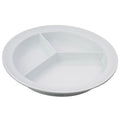 3 PORTION DISPOSABLE PLATES 25 PIECES EACH PACK