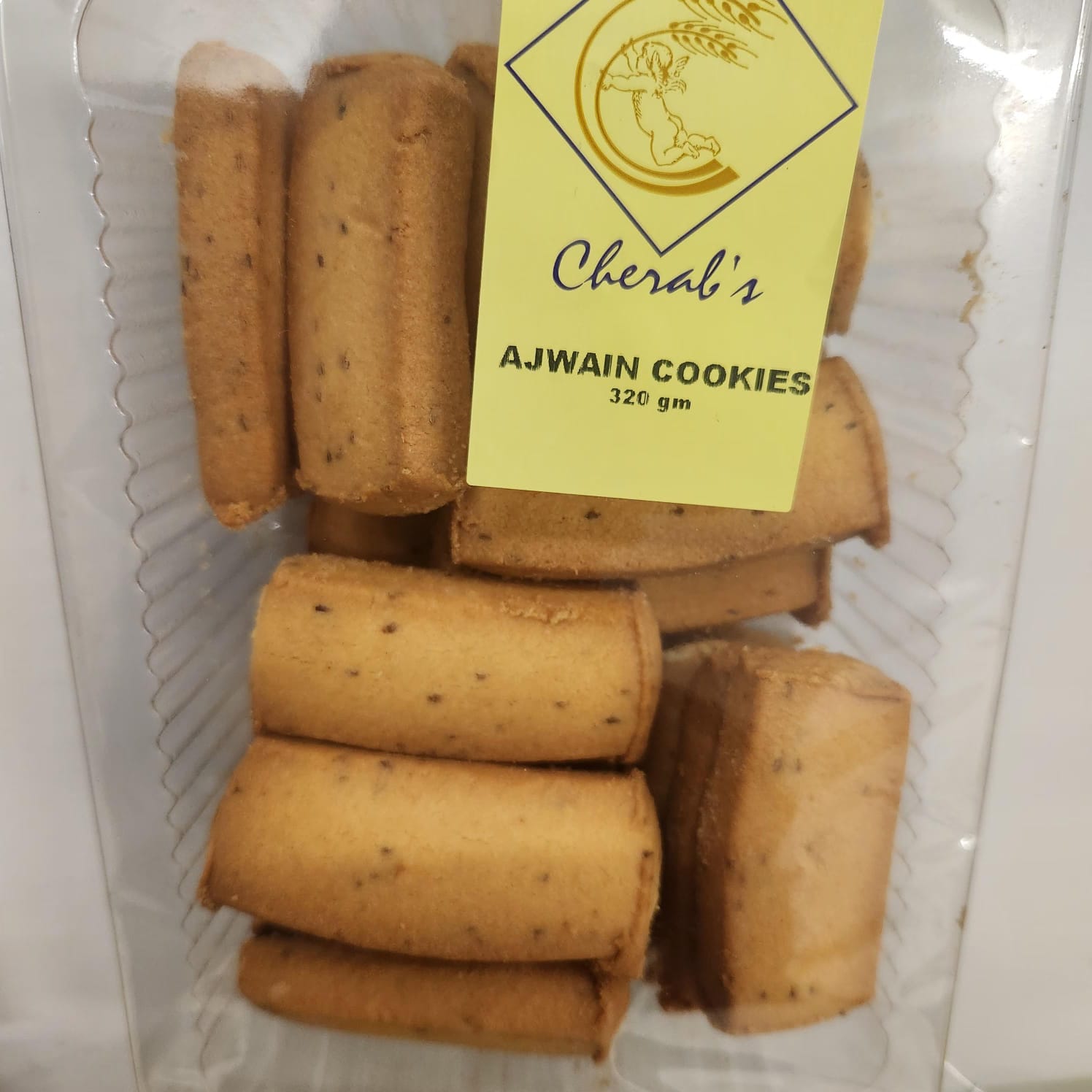 Cherab's Ajwain (Carrom Seeds) Biscuits 320 GM