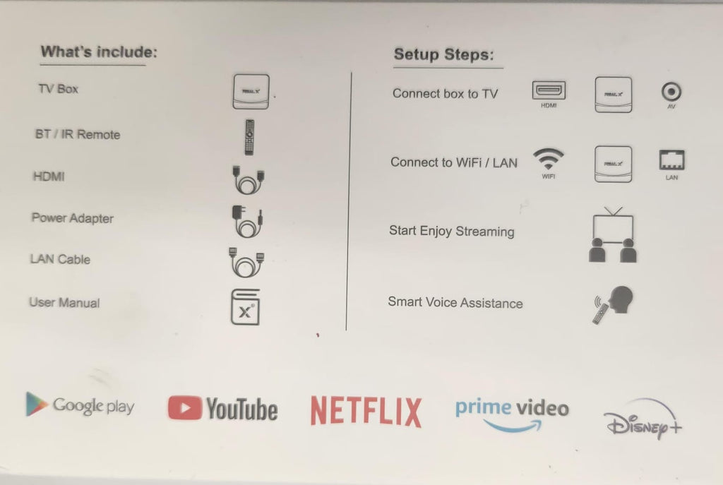 REAL SET TOP BOX WITH 2 YEARS RECHARGE & APP FREE