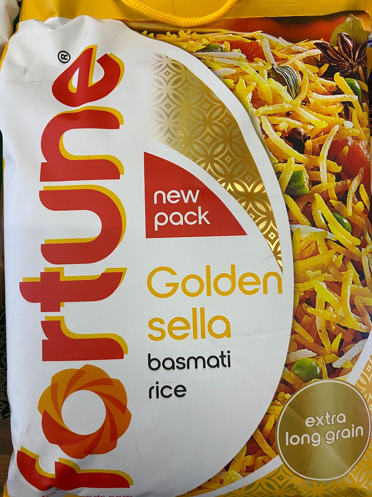 FORTUNE GOLDEN SELLA BASMATI RICE 5 KG