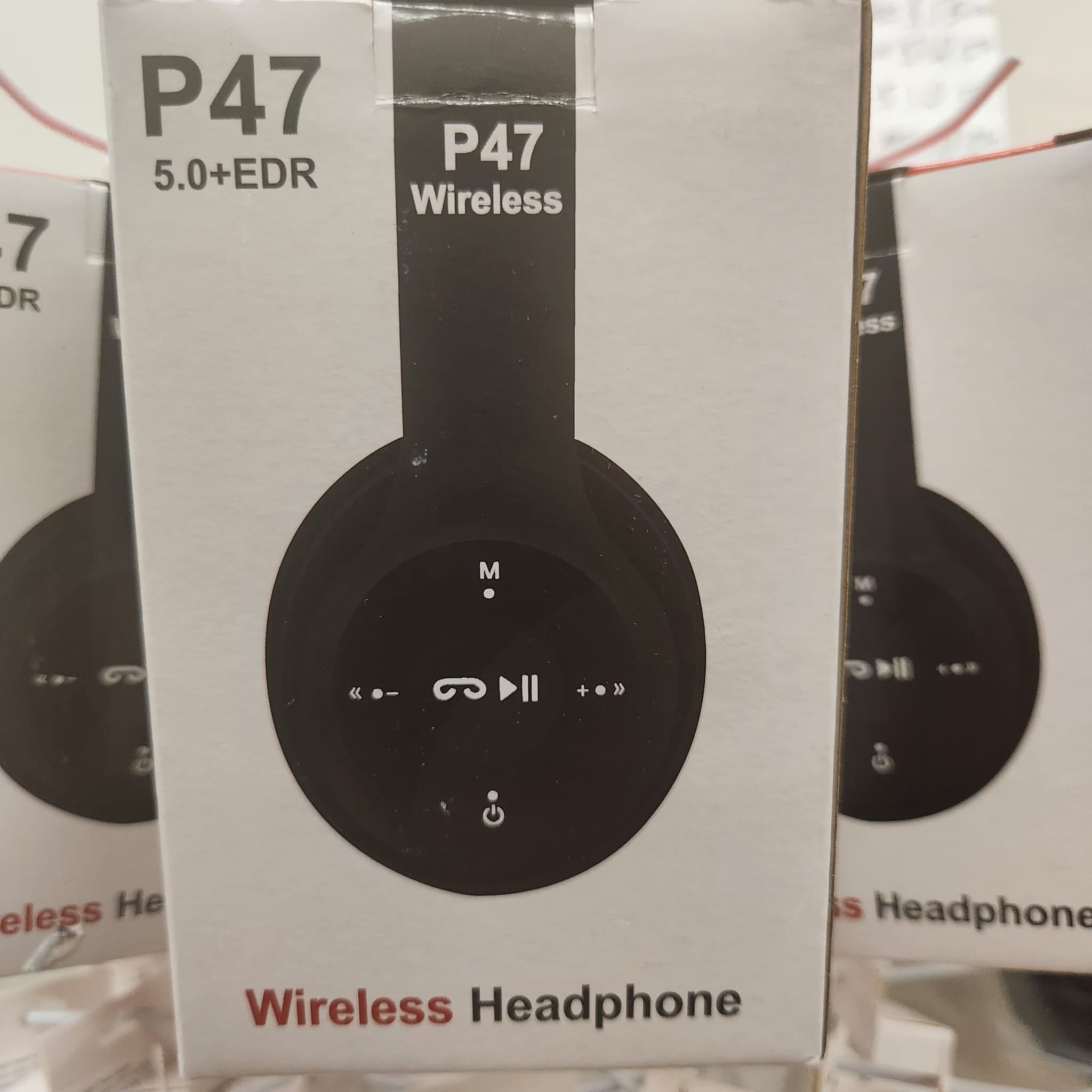 WIRELESS P47 HEADPHONES BLACK