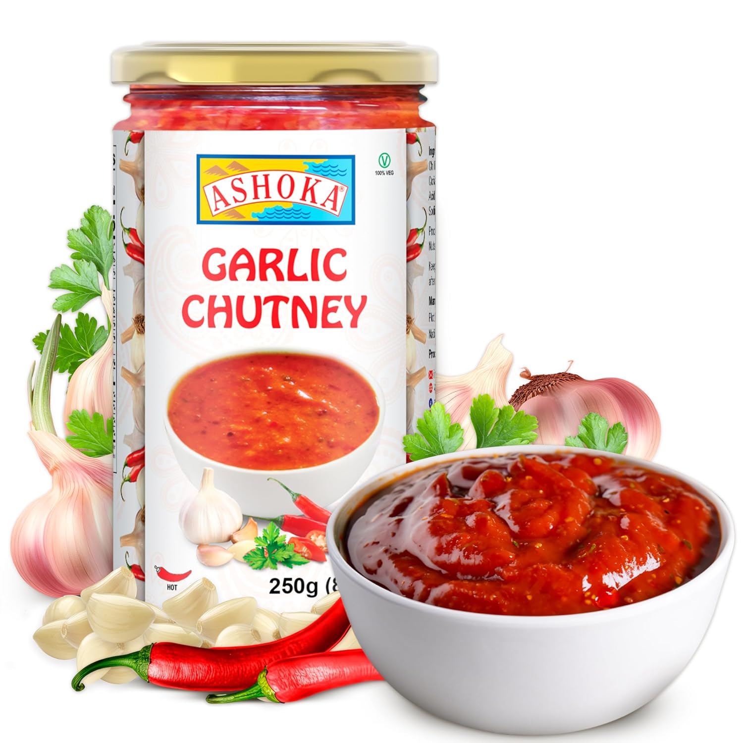 ASHOKA GARLIC CHUTNEY  300 GM
