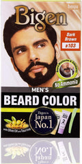 BIGEN BEARD COLOR NATURAL BLACK WITH NO AMMONIA 40 GM