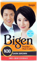 BIGEN BEARD COLOR NO AMMONIA BROWN BLACK 40 GM