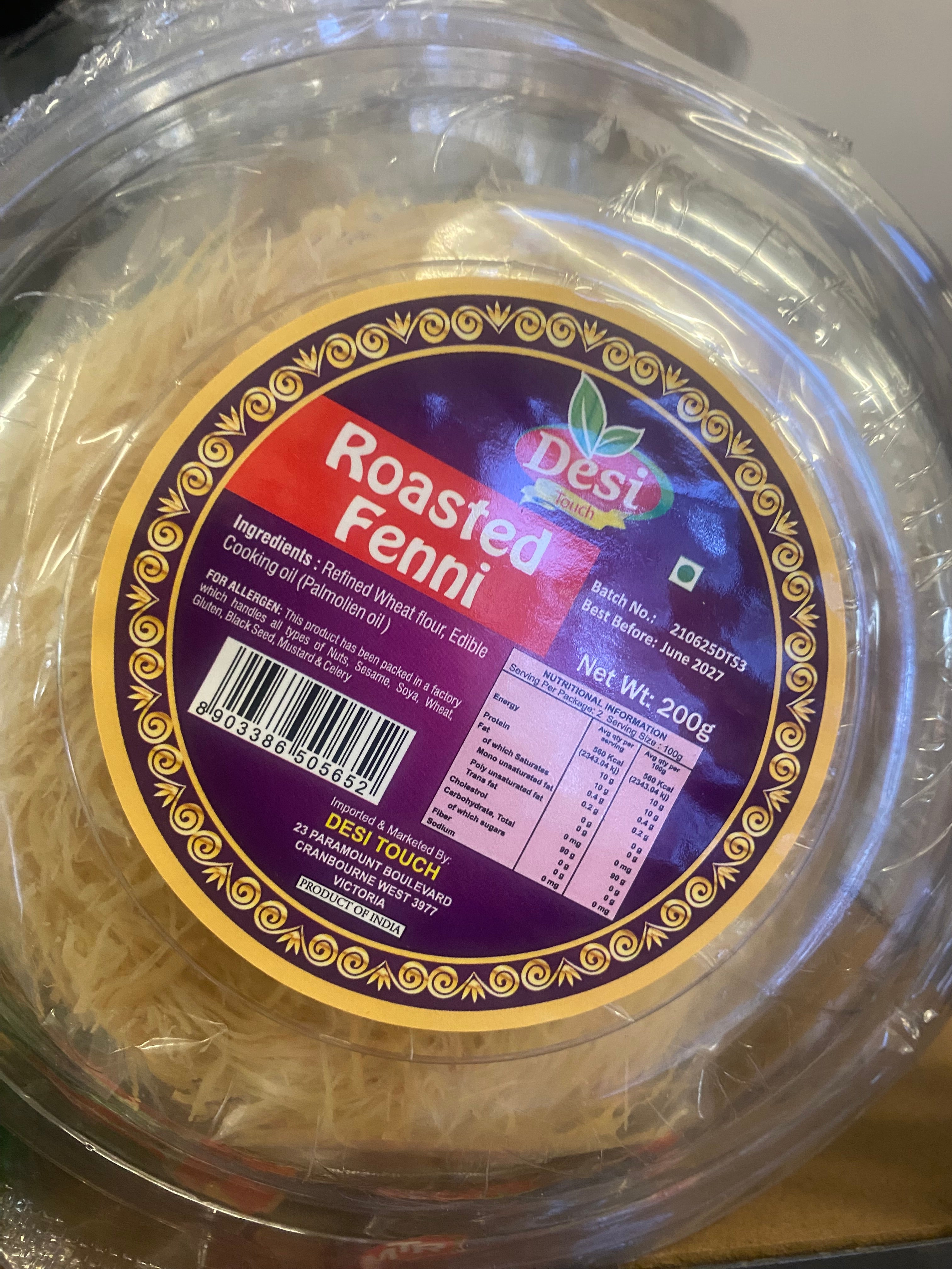 DESI TOUCH ROASTED FENNI  200 GM