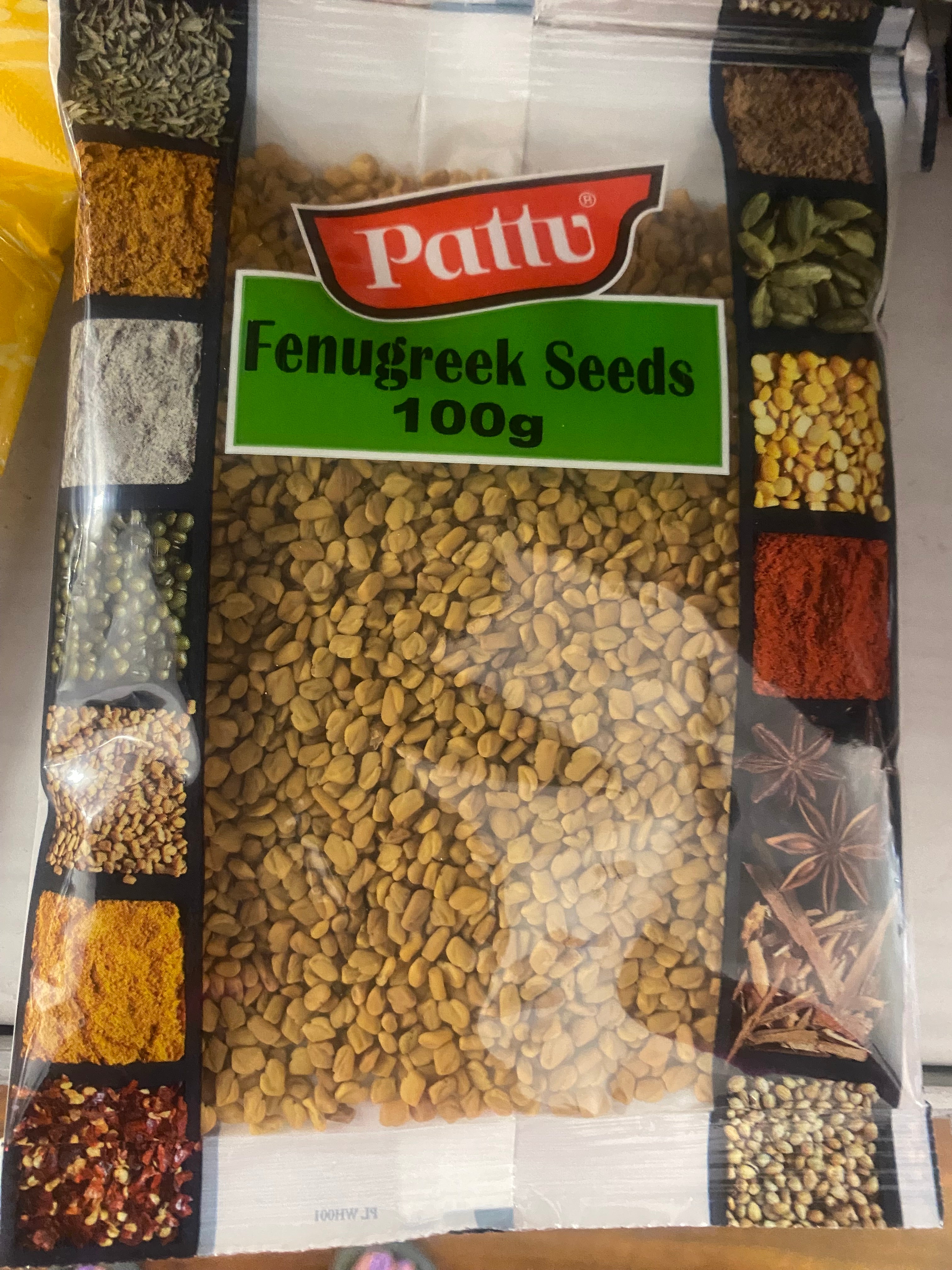 PATTU FENUGREEK SEEDS  100 GM