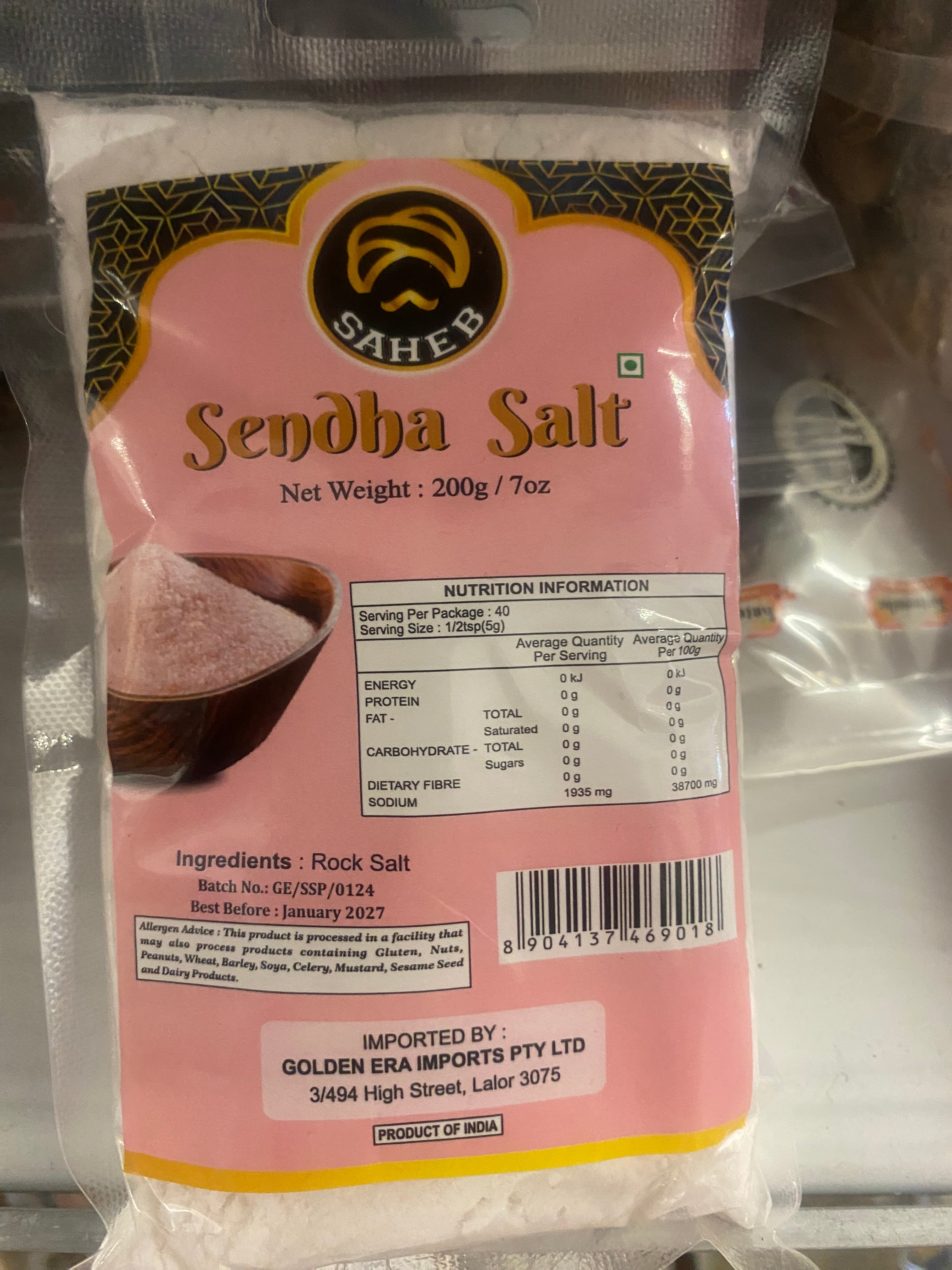 SAHEB SENDHA SALT 200 GM