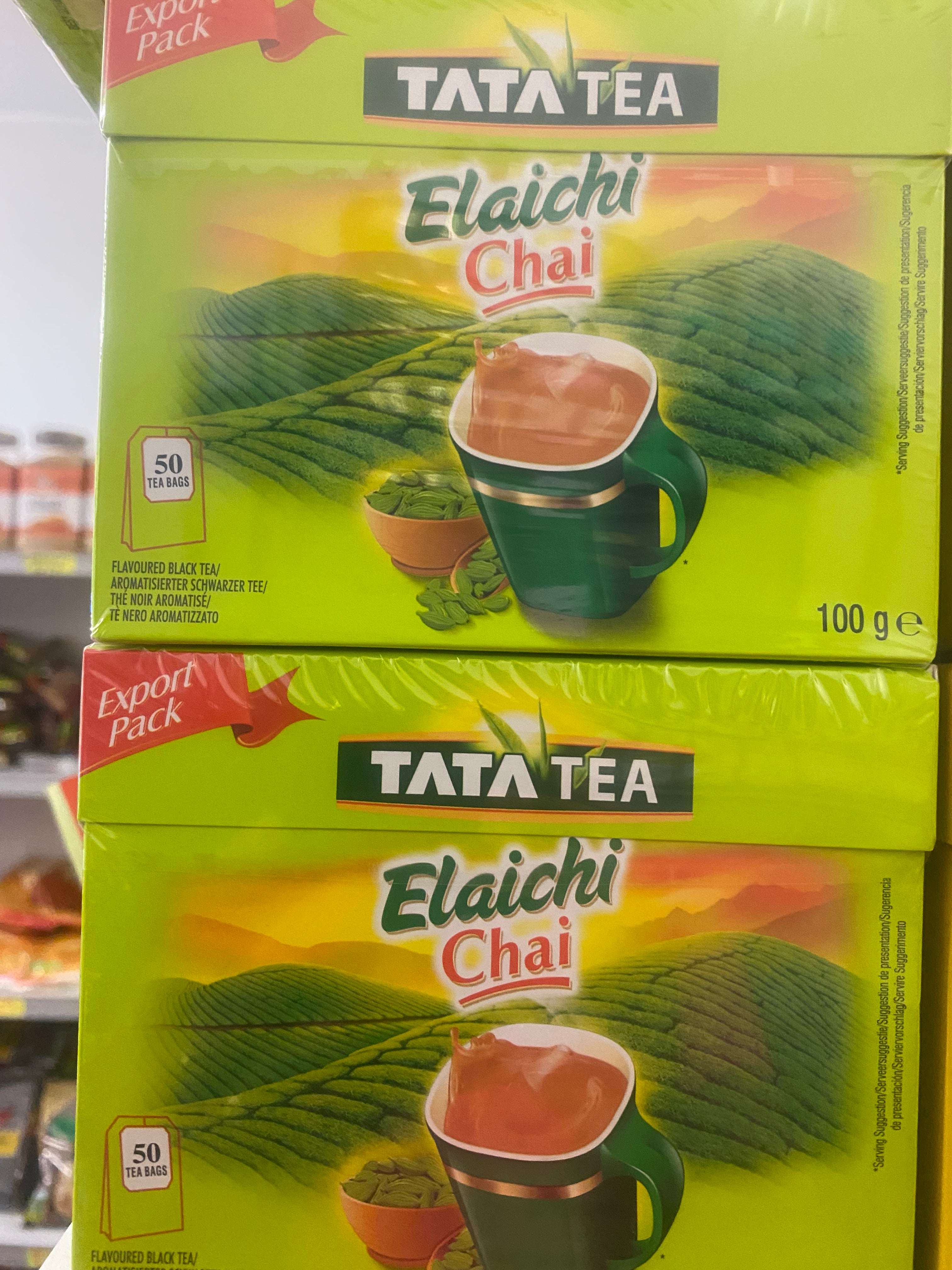 TATA TEA ELAICHI ( CARDOMOM) TEA BAGS  100 GM