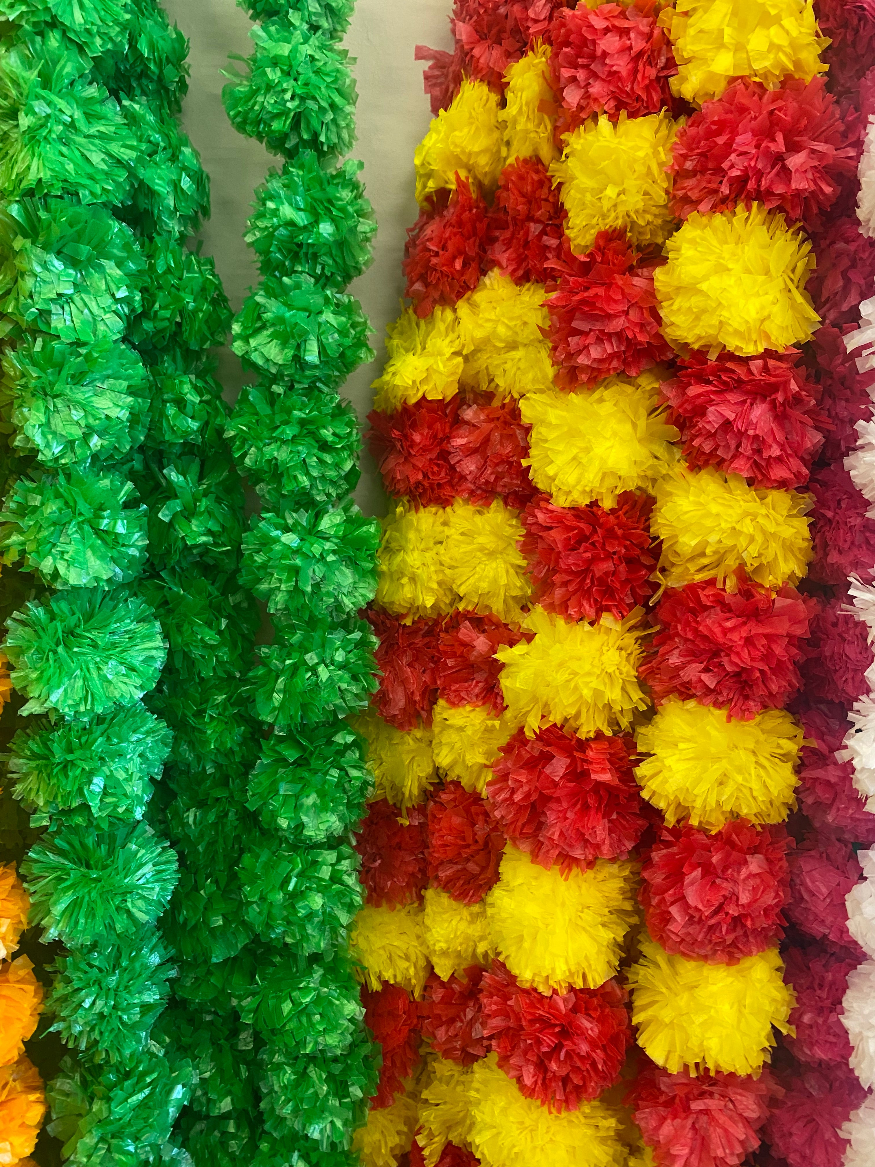 MARIGOLD ARTIFICIAL DECORATION LADHI 5 IN EACH WASHABLE