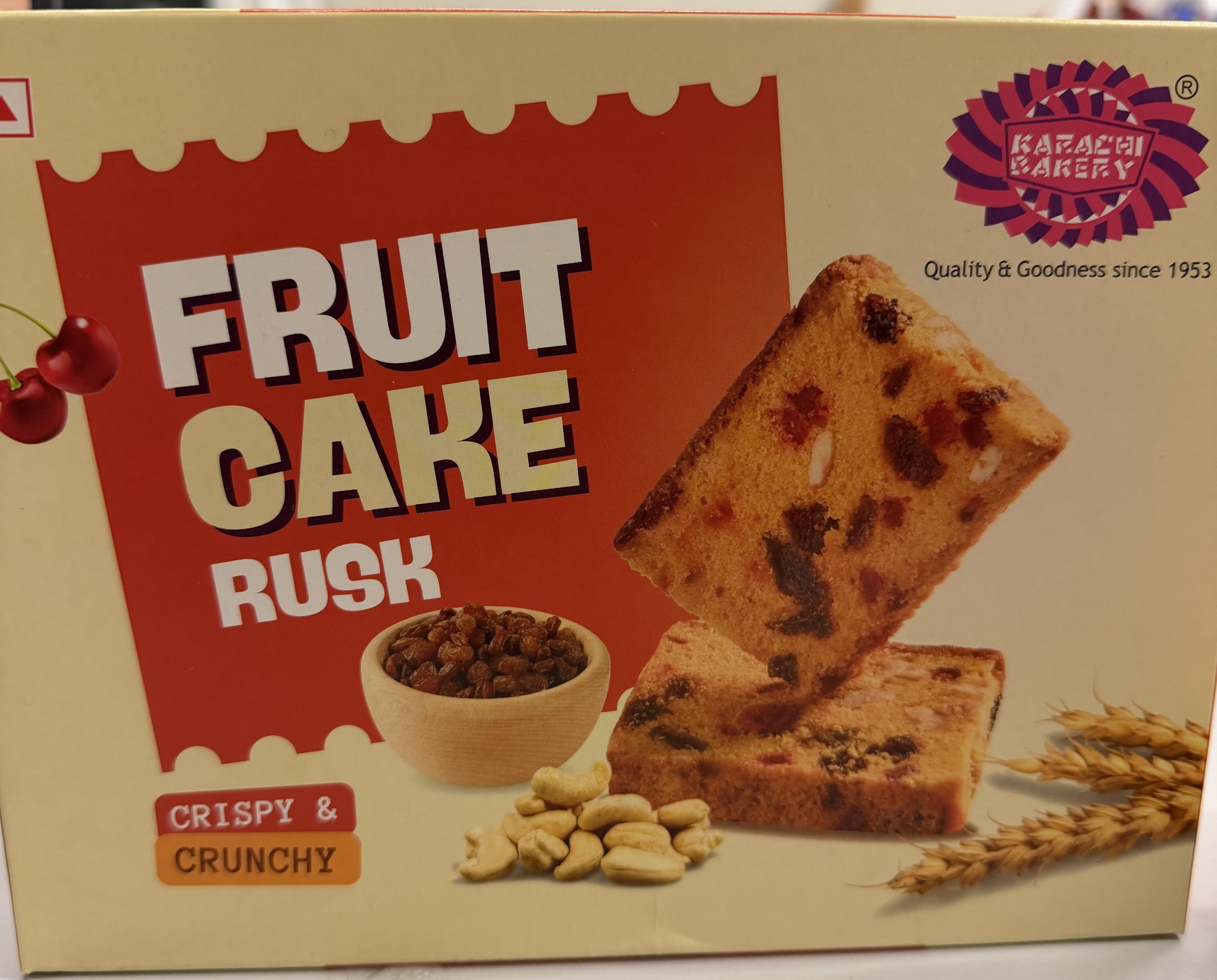 KARACHI FRUIT CAKE RUSK 400 GM