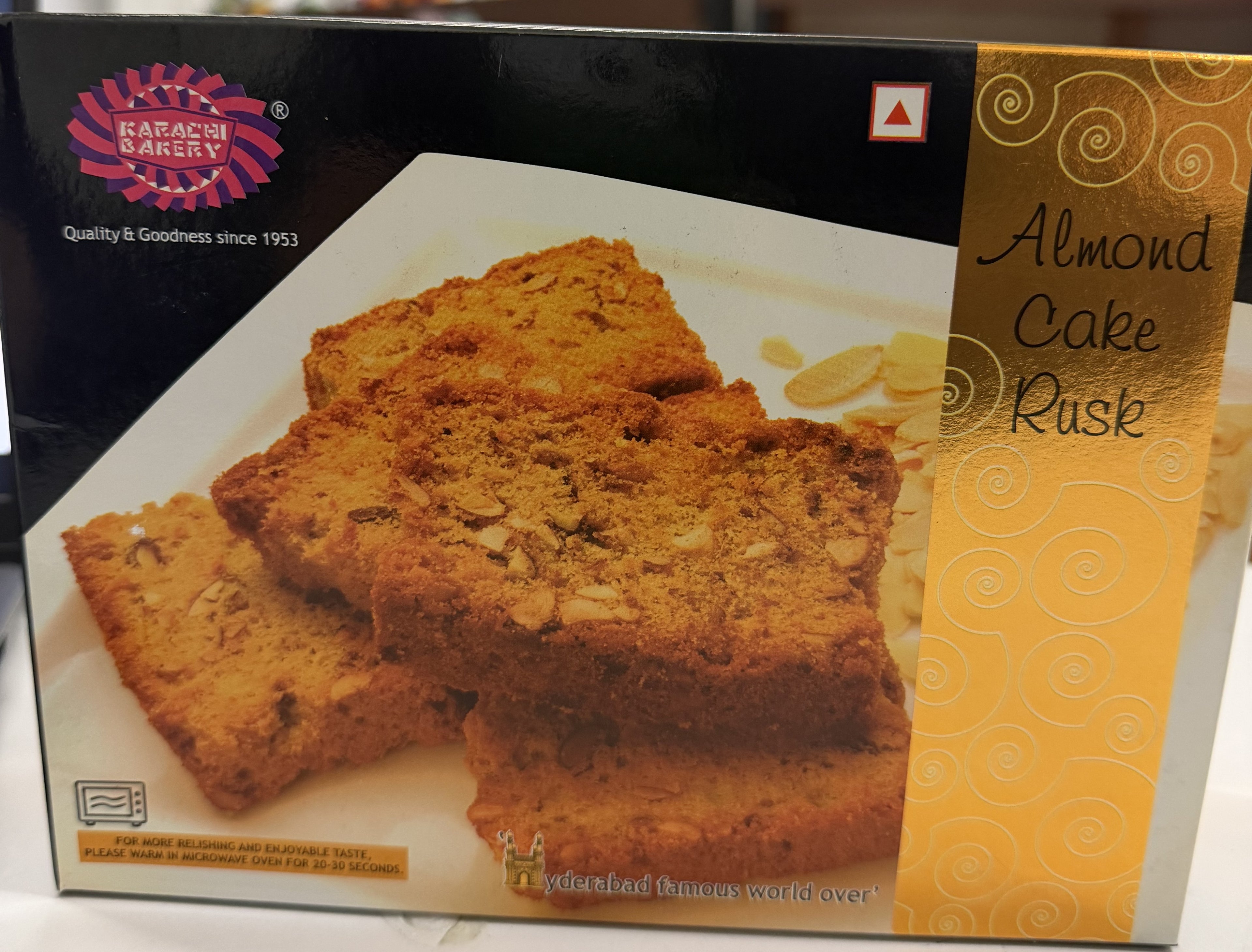 KARACHI ALMOND CAKE RUSK 400 GM