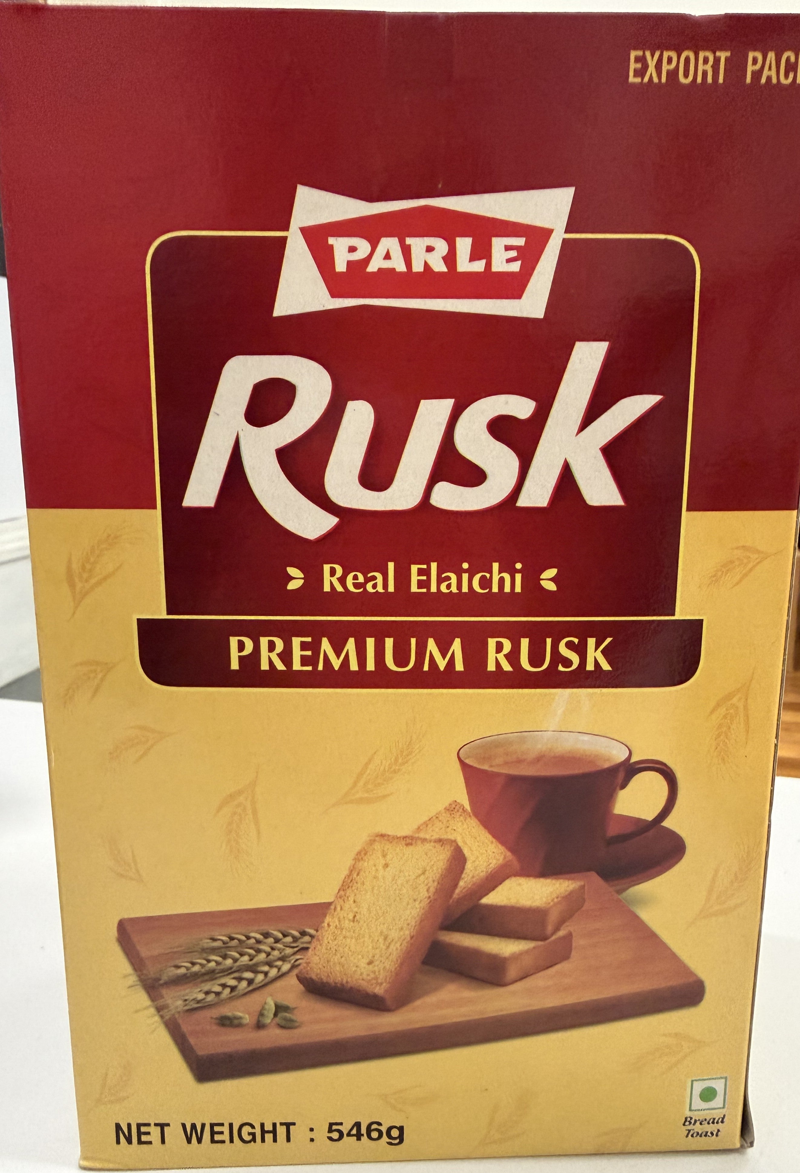 PARLE ELAICHI PREMIUM  RUSK 546 GM