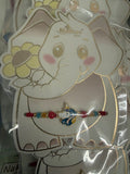 Kids Design unicorn rakhi blue