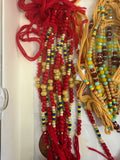 Rakhi Designer multicolor red thread