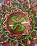 12 DIYA DESIGNER PUJA THALI