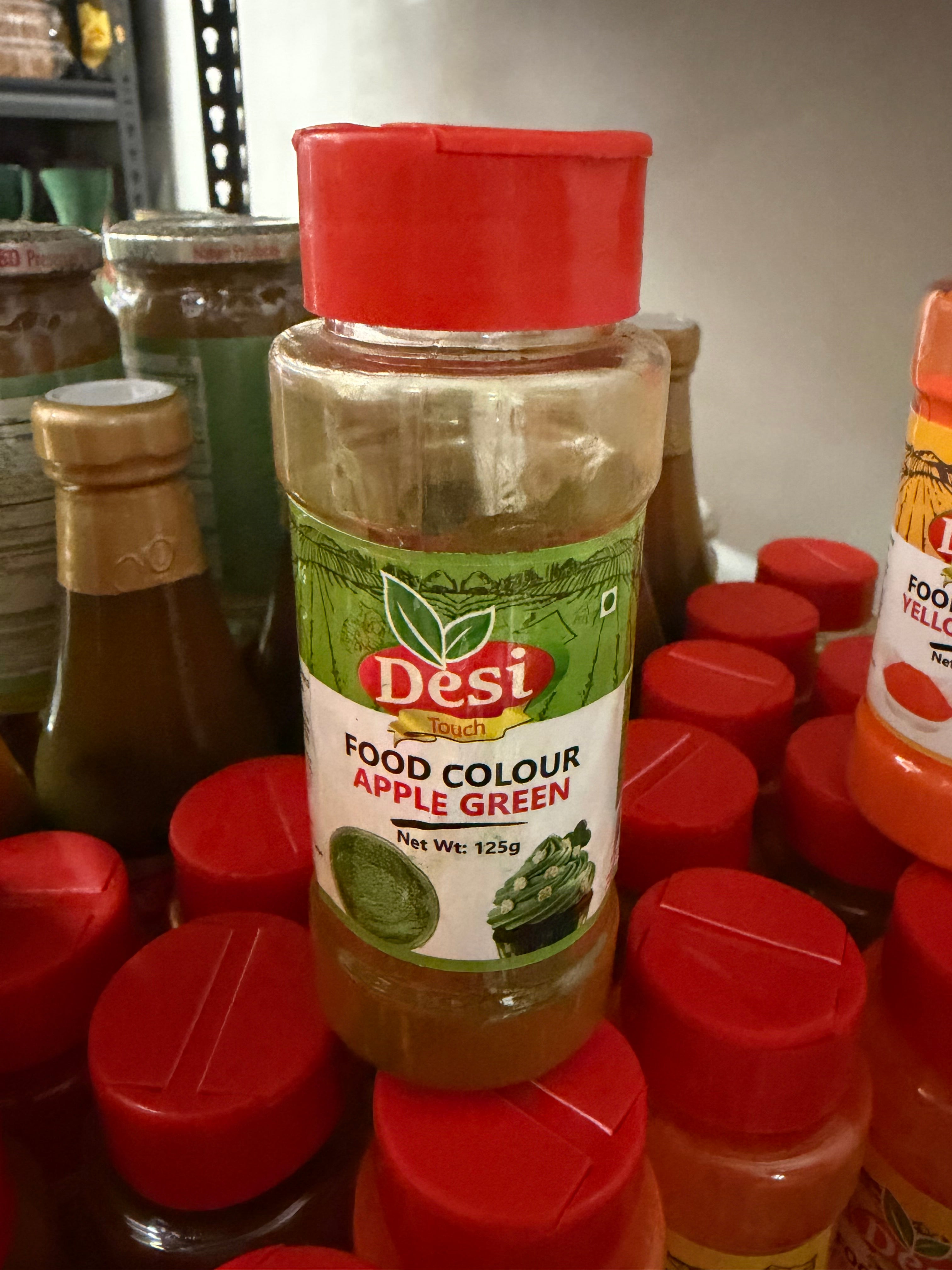 DESI TOUCH APPLE GREEN FOOD COLOR 125 GM