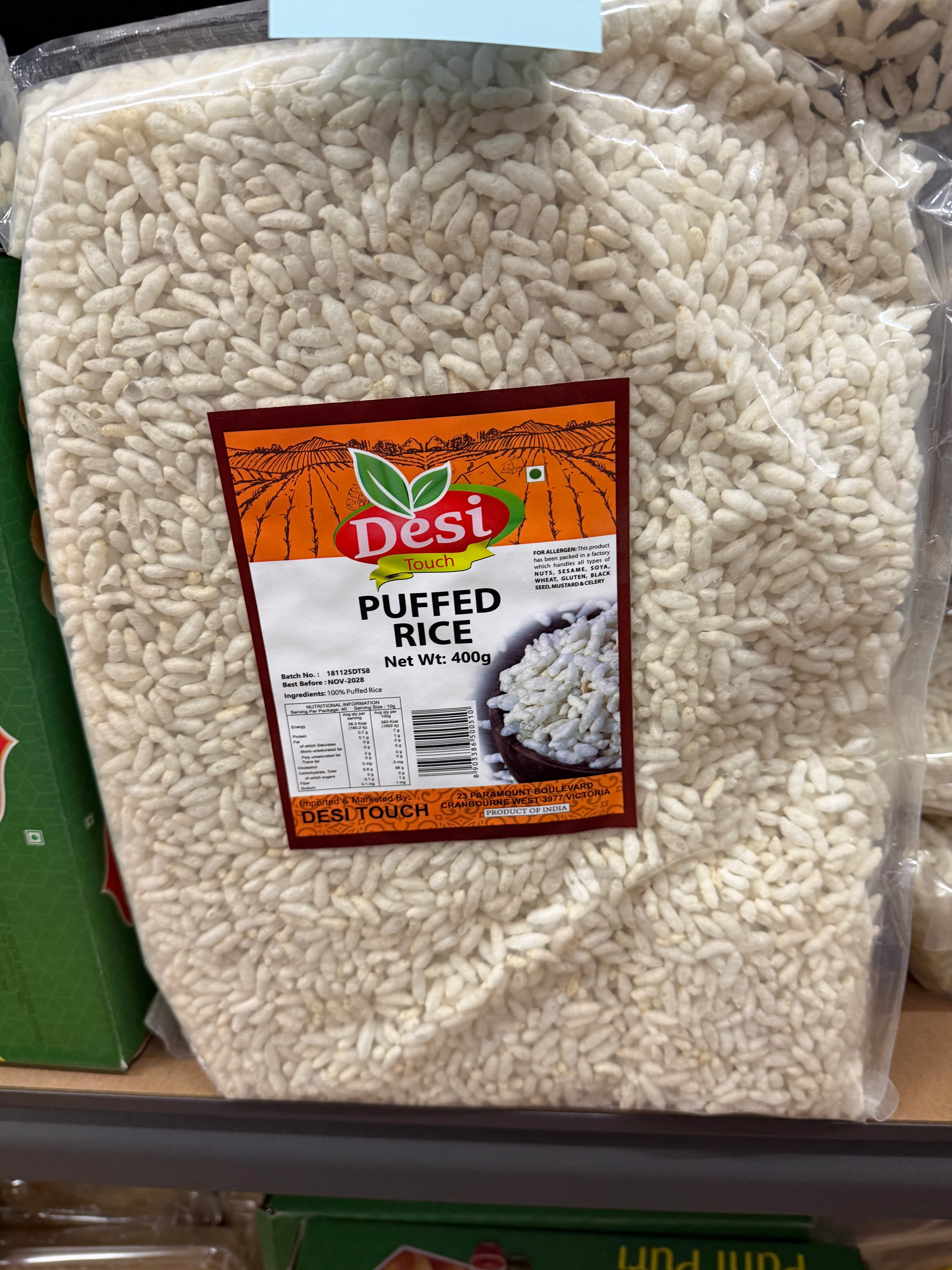 DESI TOUCH PUFFED RICE 400 GM