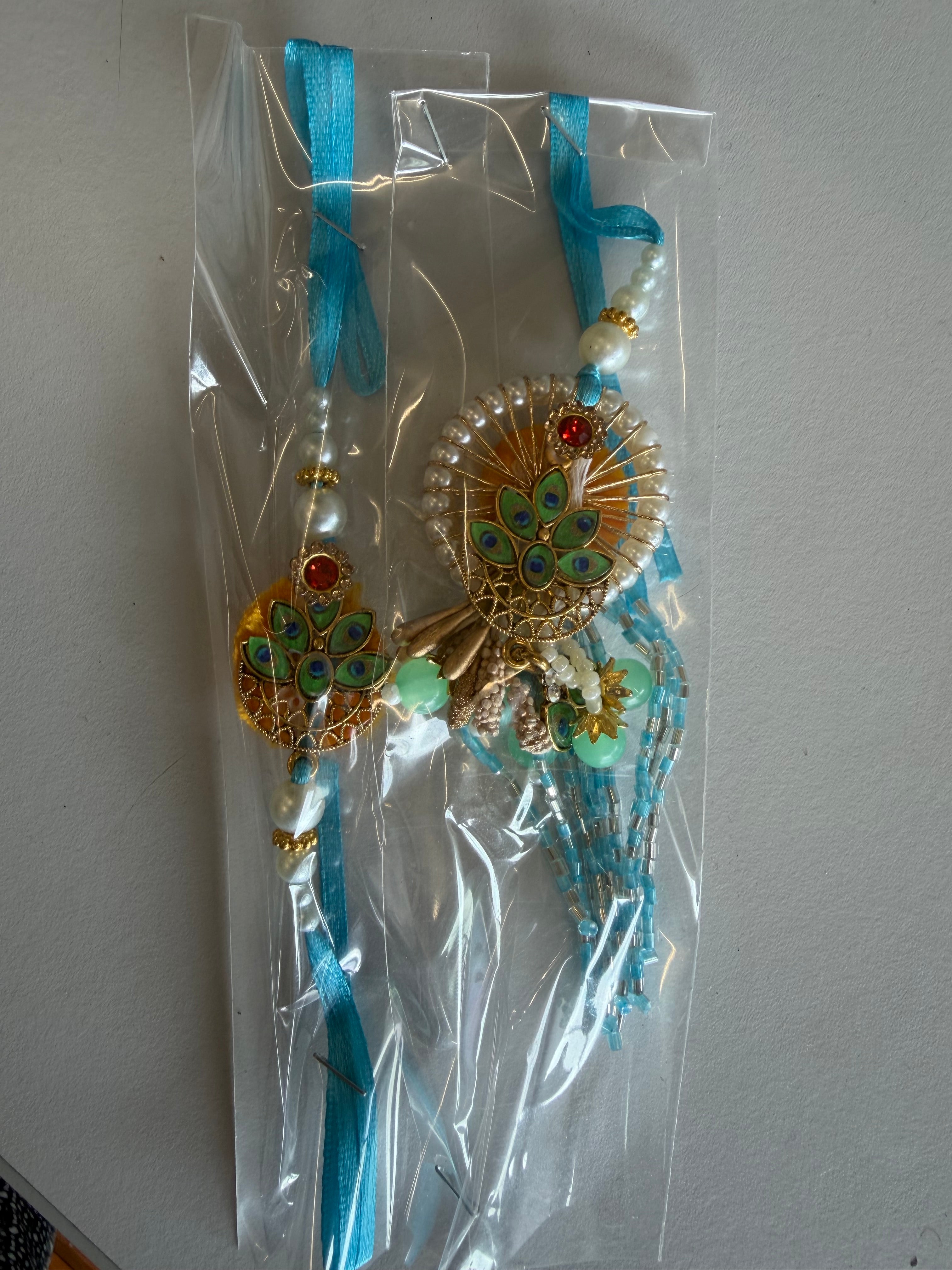BHAIYA BHABHI PEACOCK DESIGNER RAKHI