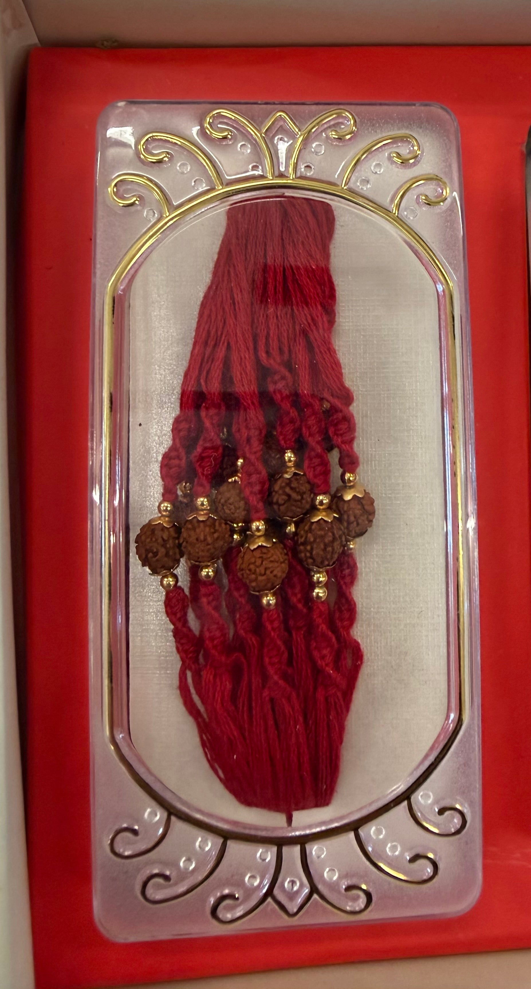 RUDRAAKSH RED RAKHI