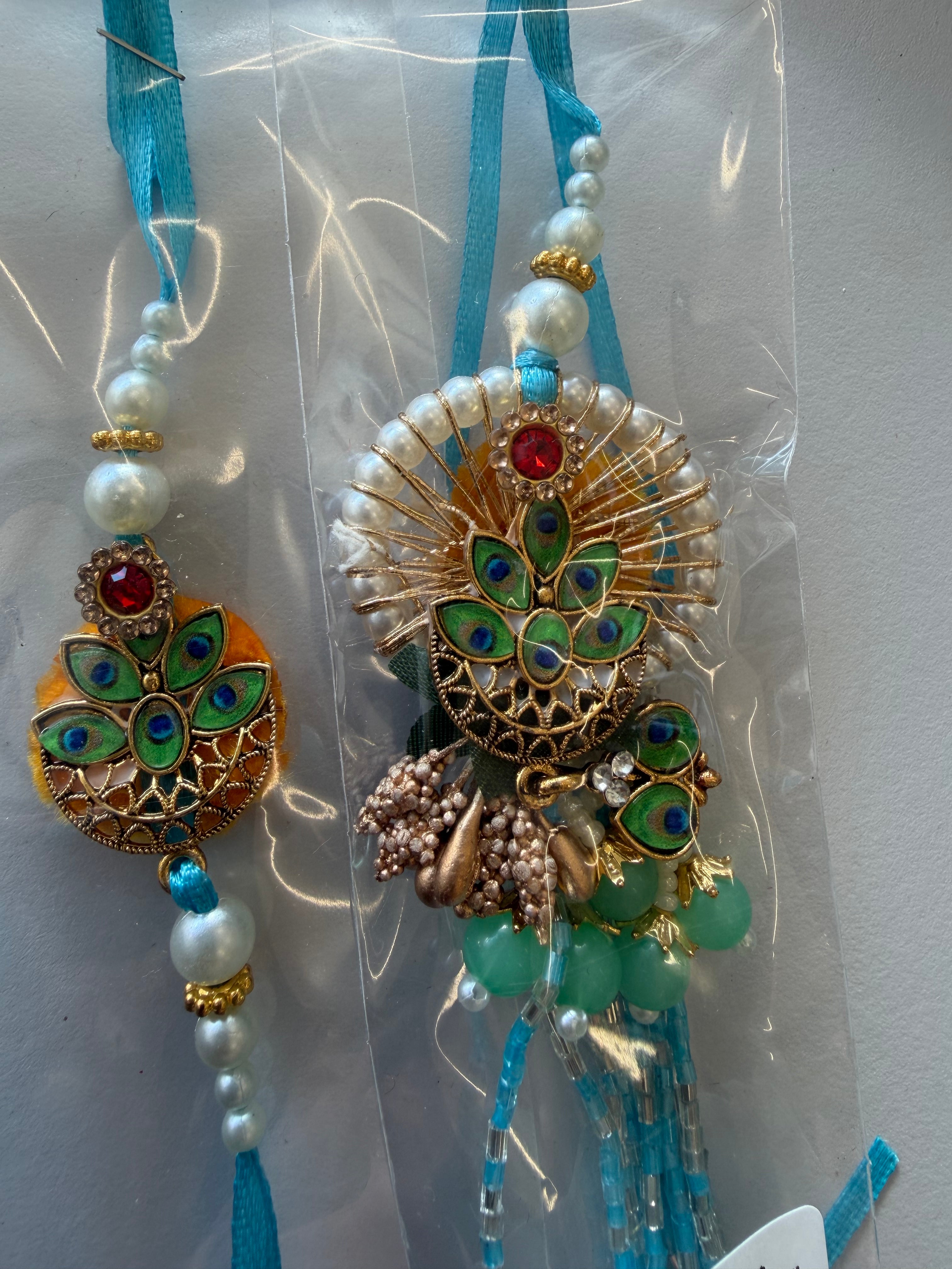BHAIYA BHABHI PEACOCK DESIGNER RAKHI