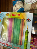 COLORFULL CANDLES SPIRAL BIG