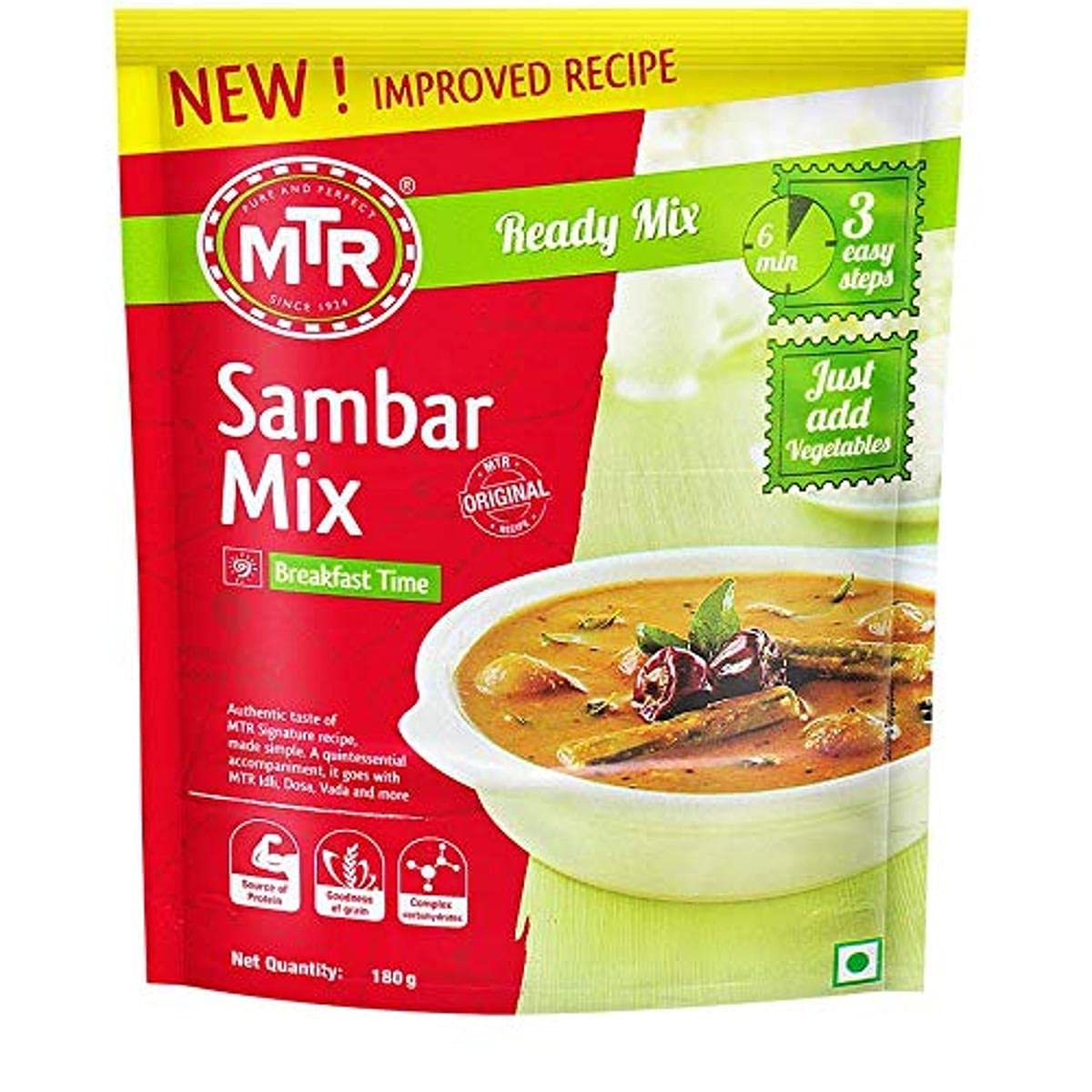 MTR MINUTE MEALS SAMBAR 300 GM