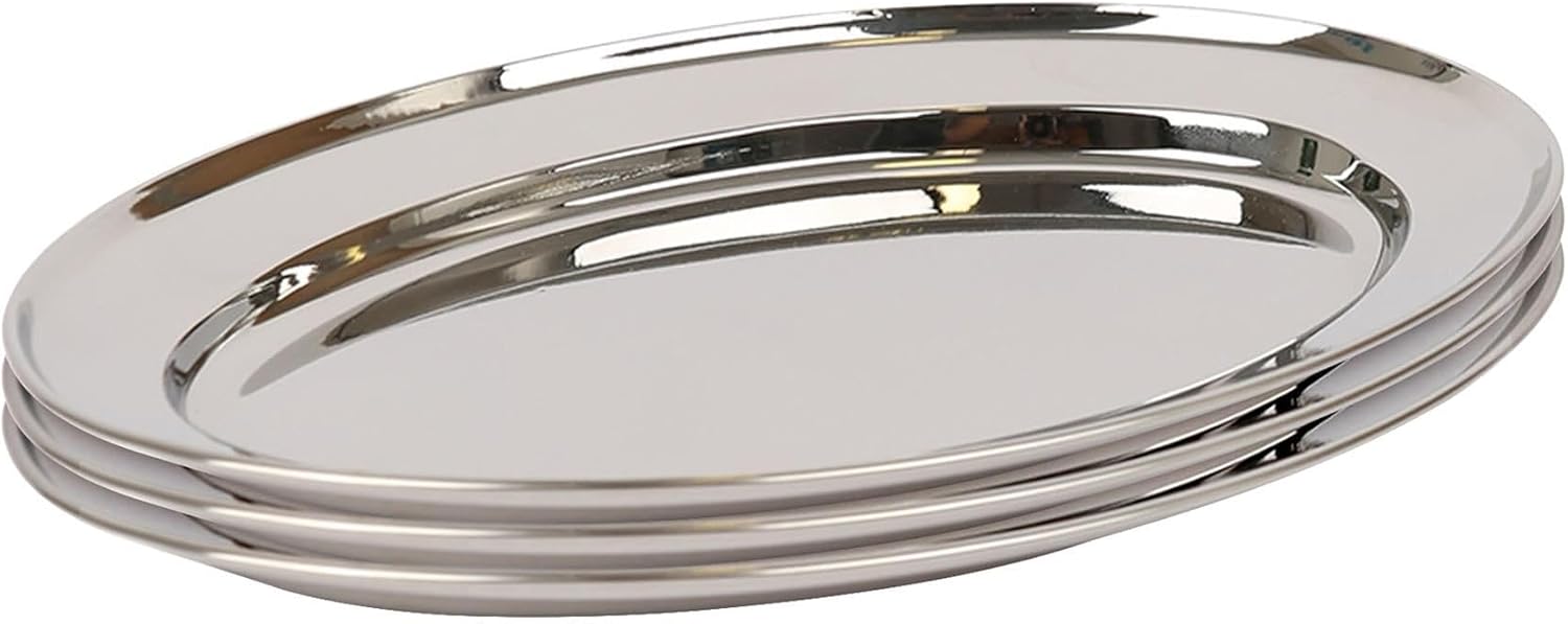 STAINLESS STEEL PLATE 8 INCH