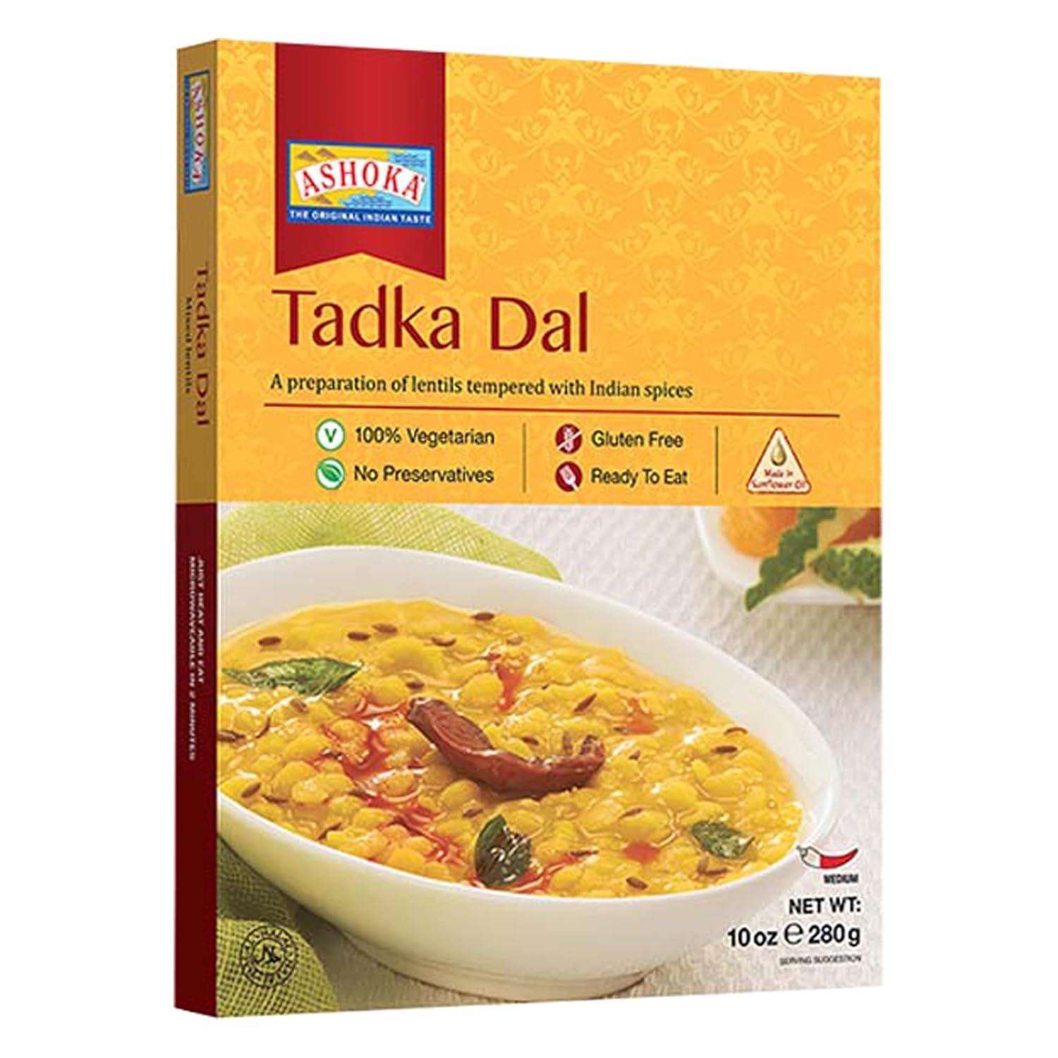 ASHOKA READY TO EAT TADKA DAAL 280 GM
