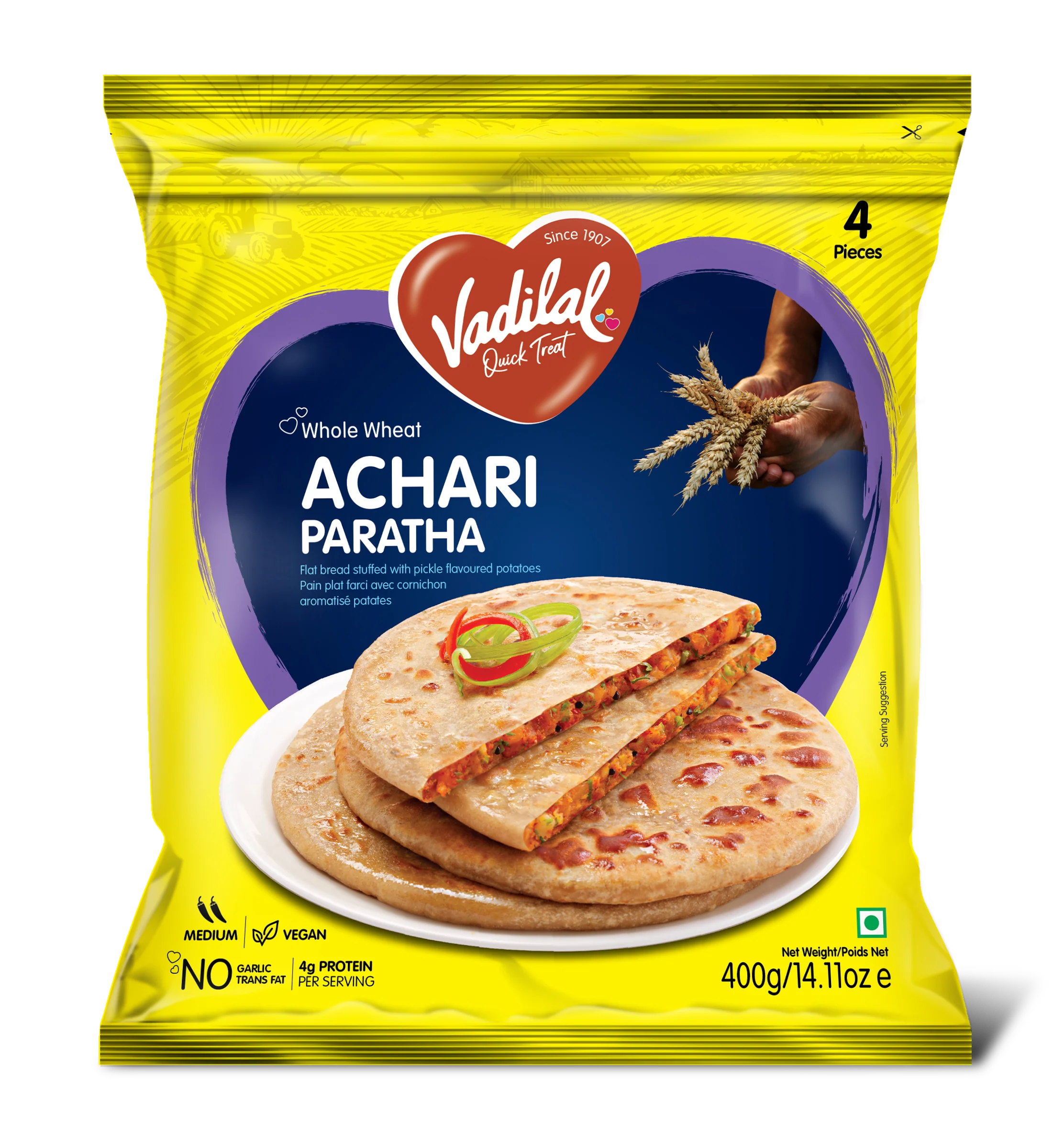 Vadilal Methi Achari Paratha 400gm