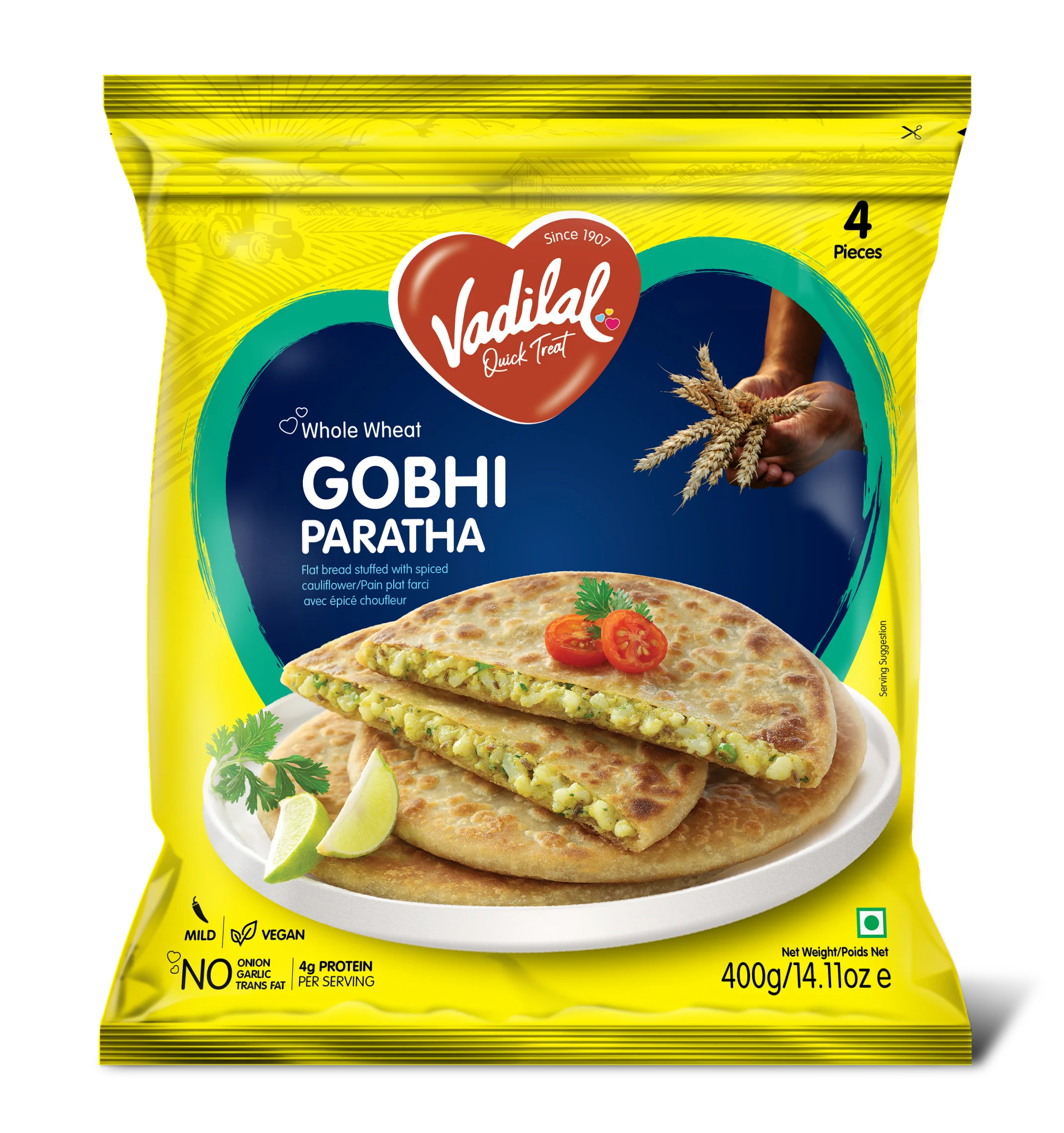 Vadilal Gobhi Paratha 400gm
