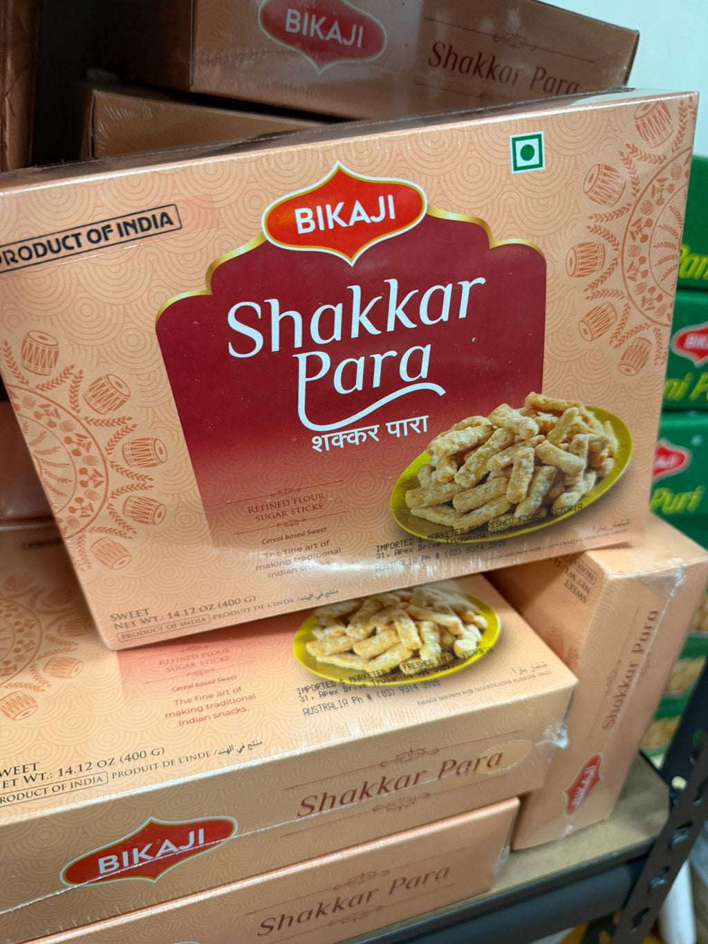 BIKAJI SHAKKAR PARA 400GM BUY ANY 2 GUR PARA, SHAKKAR PARA AND KAJU PARA