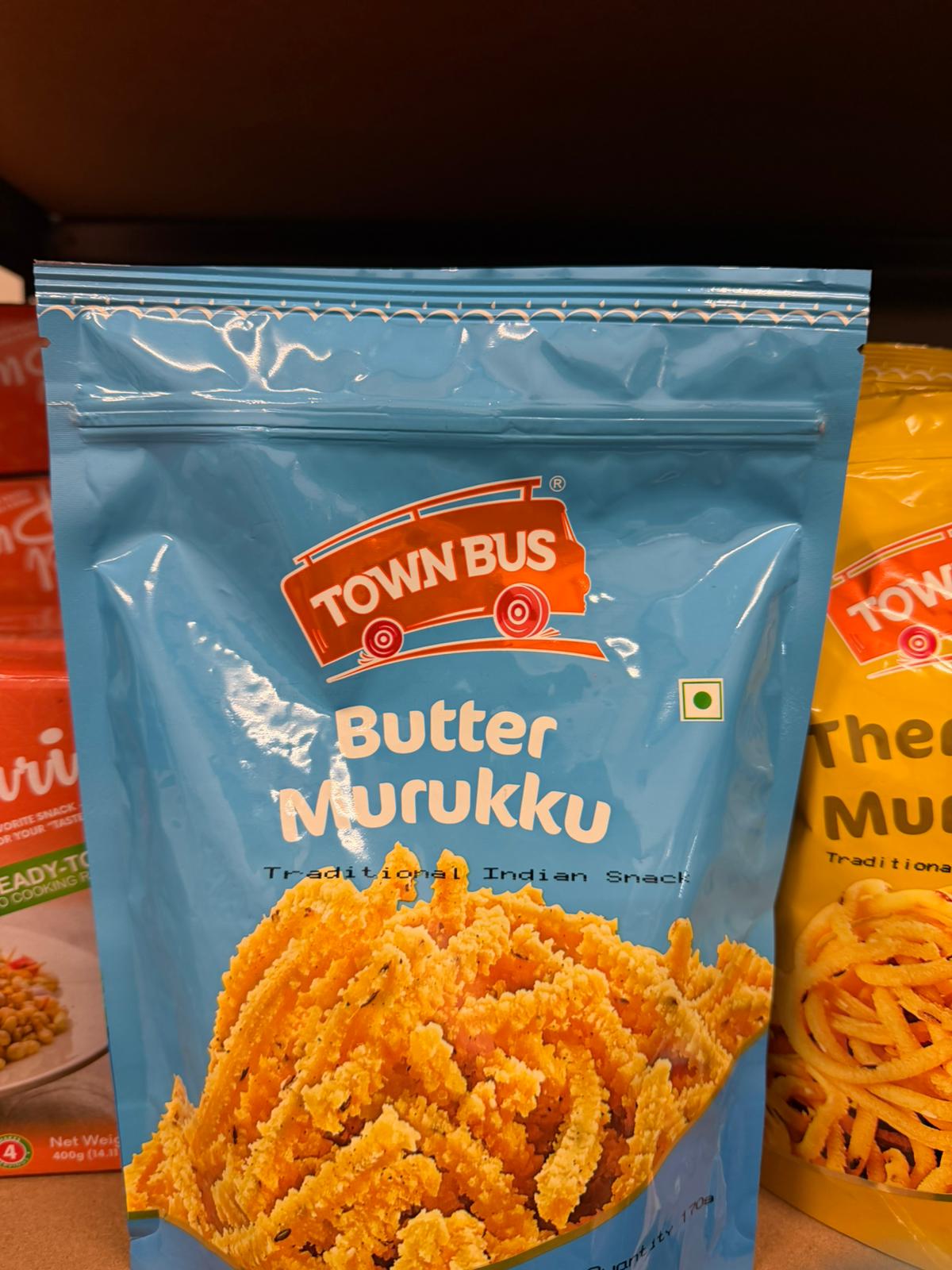 TOWN BUS BUTTER MURUKKU 340 GM BUY ANY 2 PACK