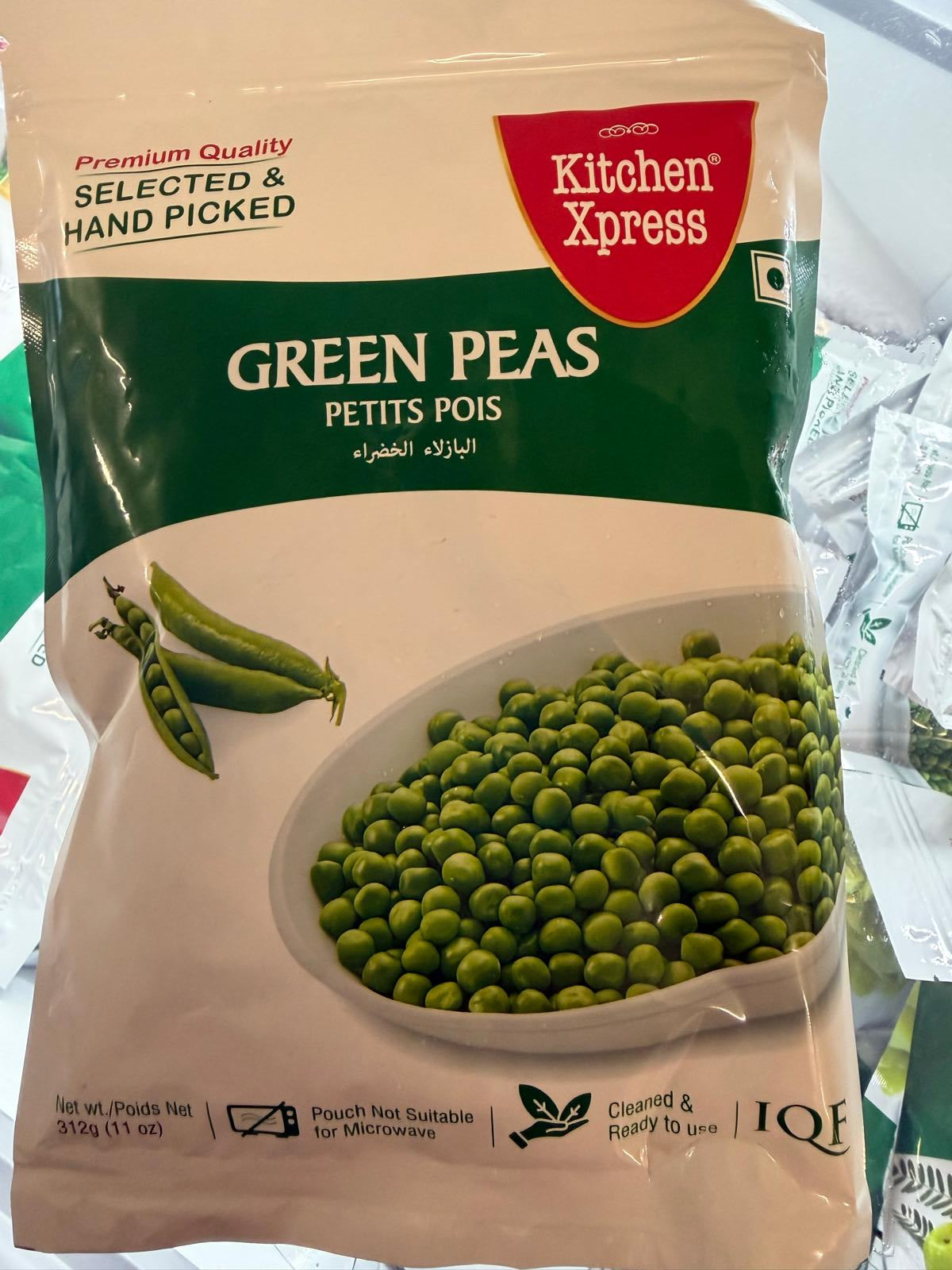 Kitchen Xpress Green Peas 312 gm