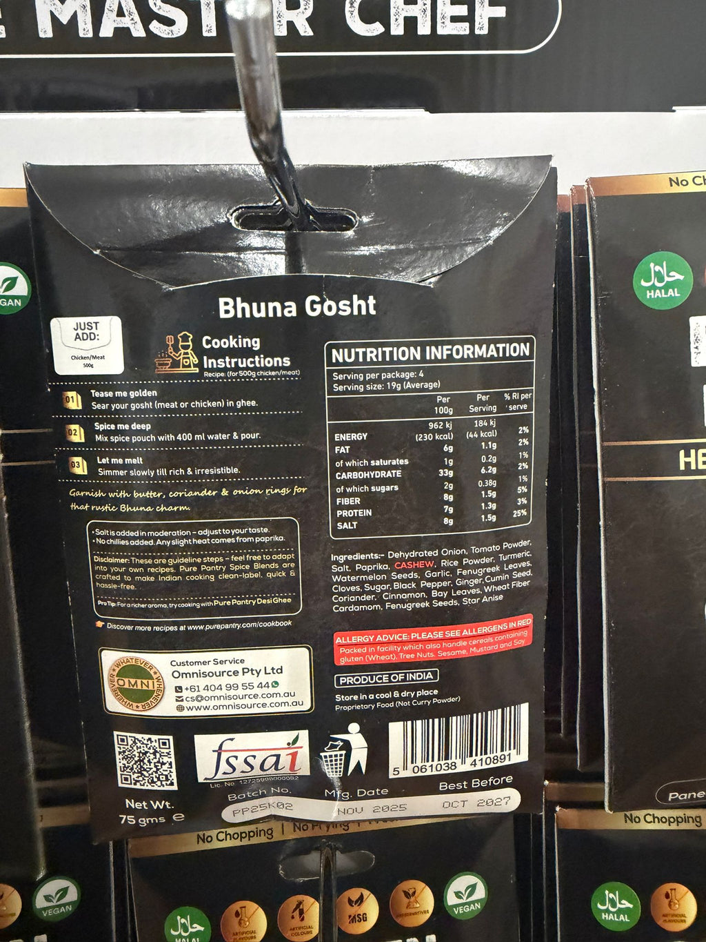 PURE PANTRY BHUNA GHOST MIX 60 GM