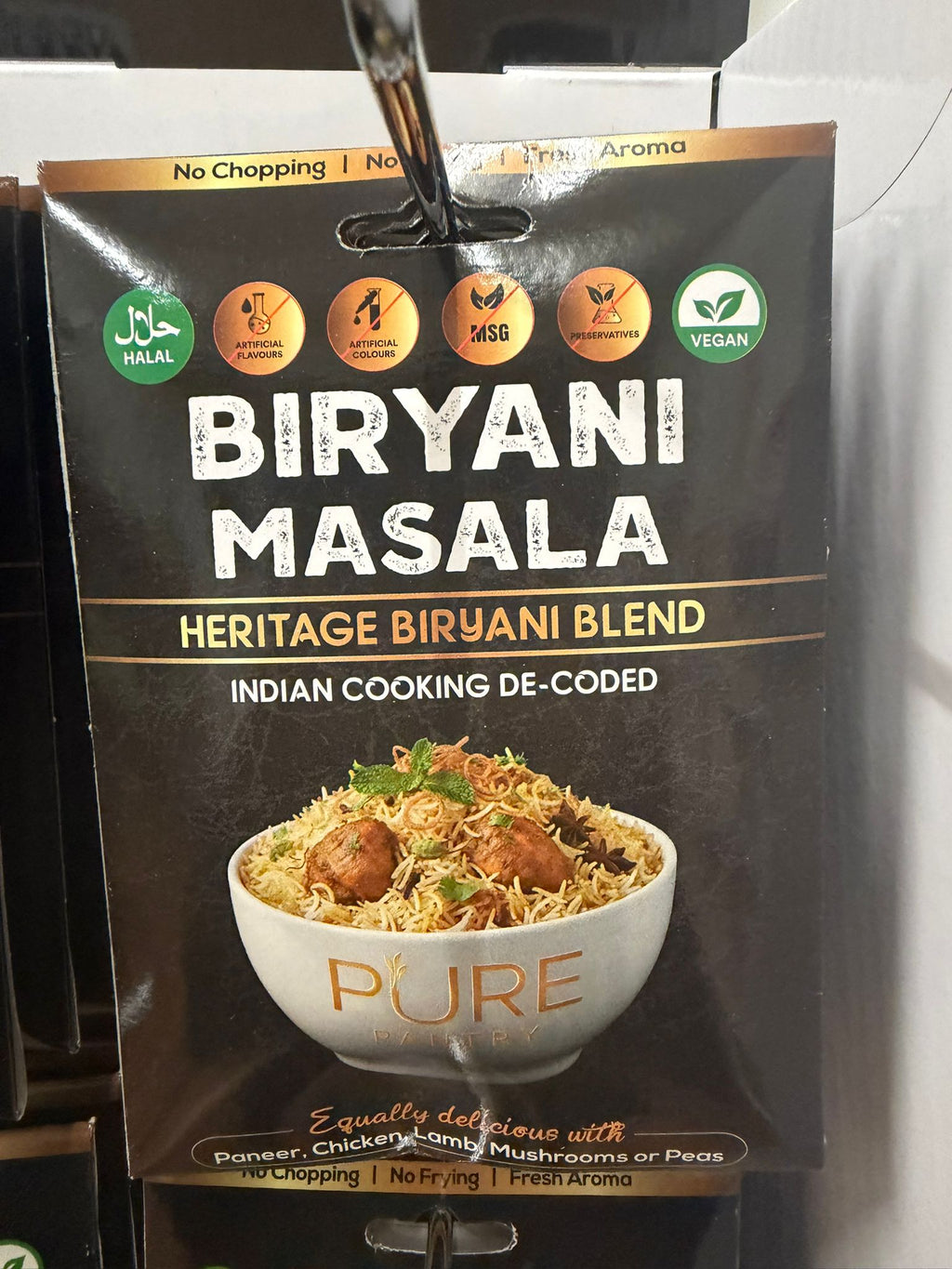 PURE  PANTRY BIRYANI MASALA MIX 60 GM