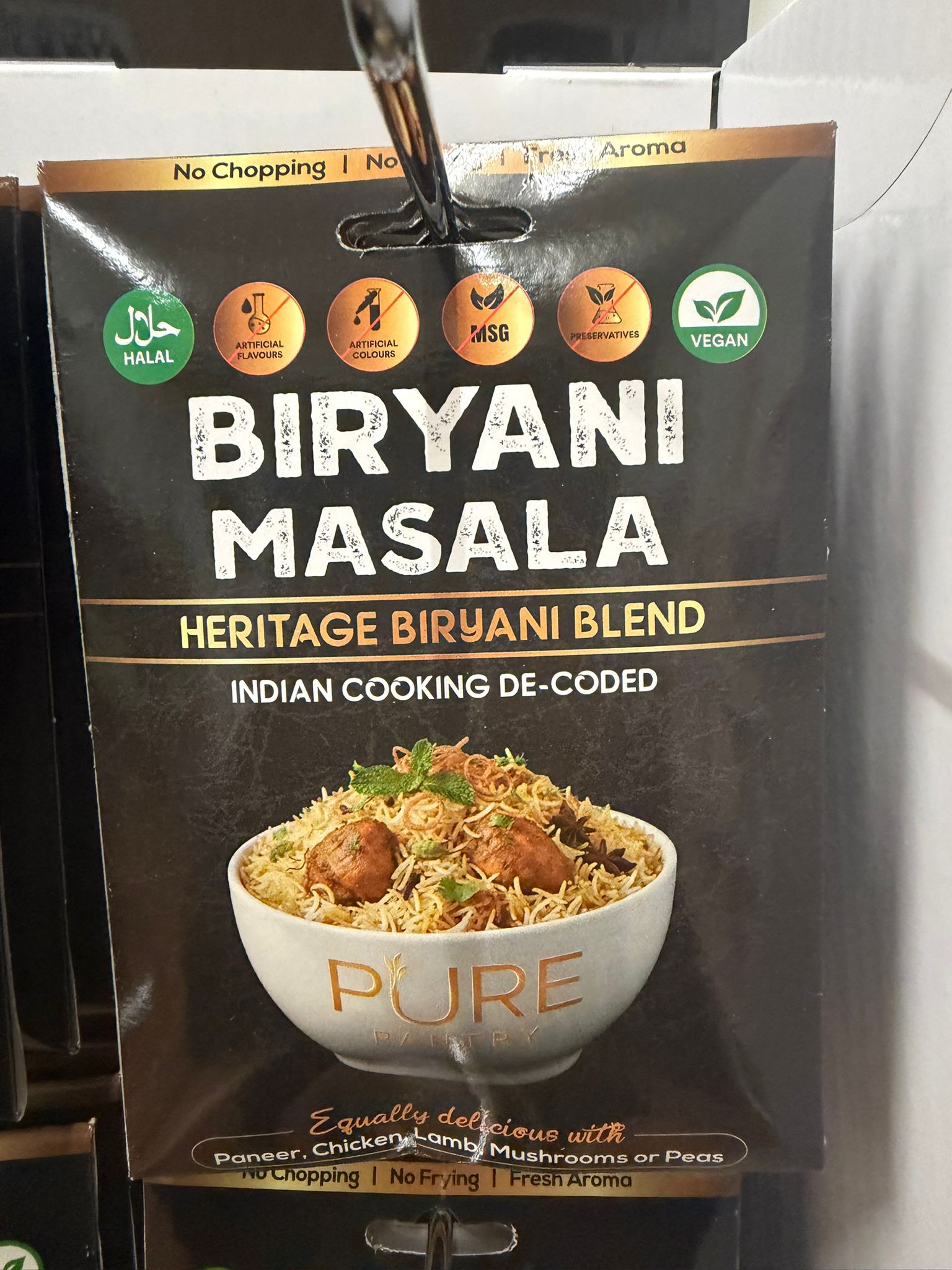 PURE  PANTRY BIRYANI MASALA MIX 60 GM