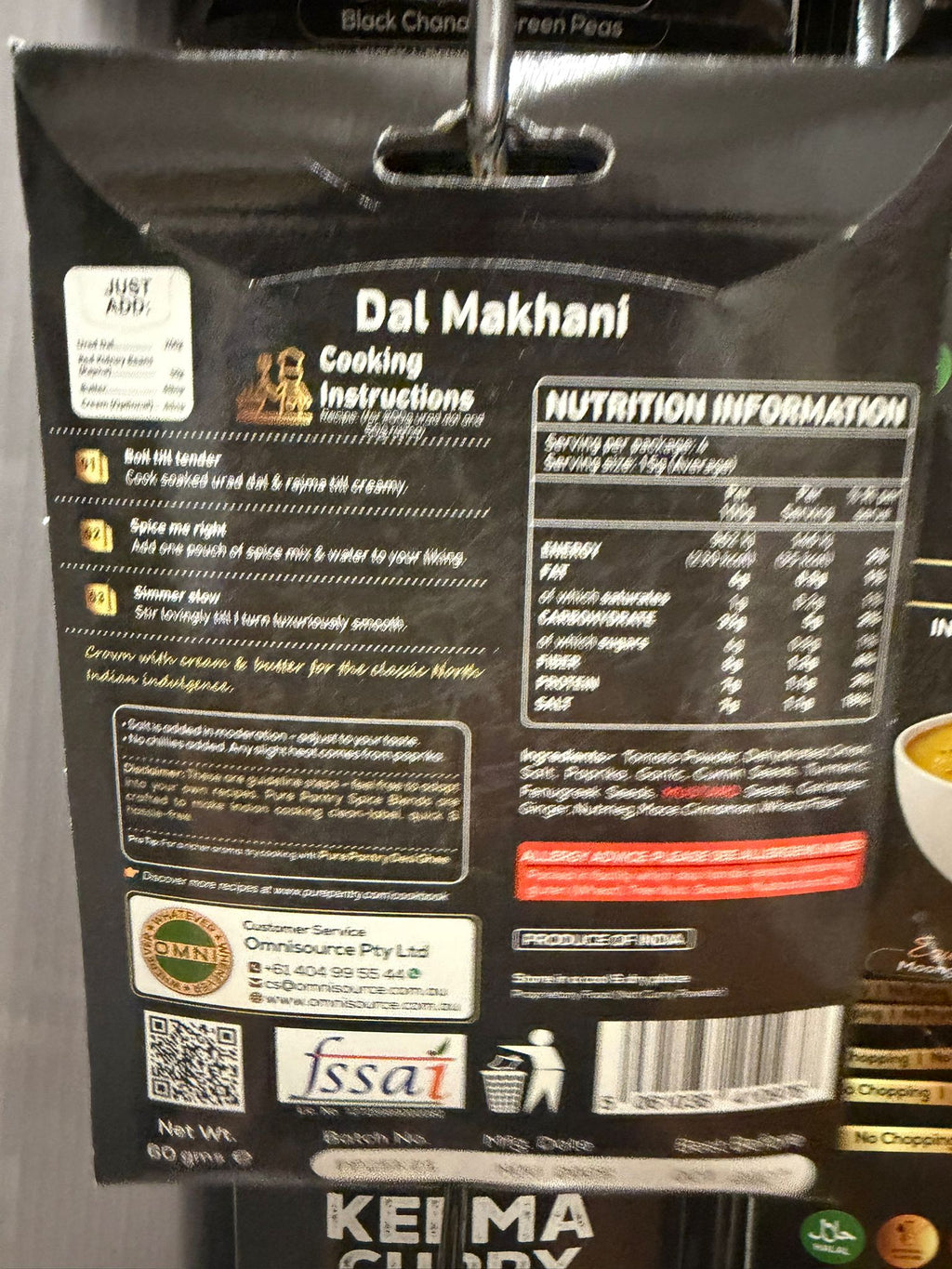 PURE PANTRY DAL MAKHNI MIX 60 GM