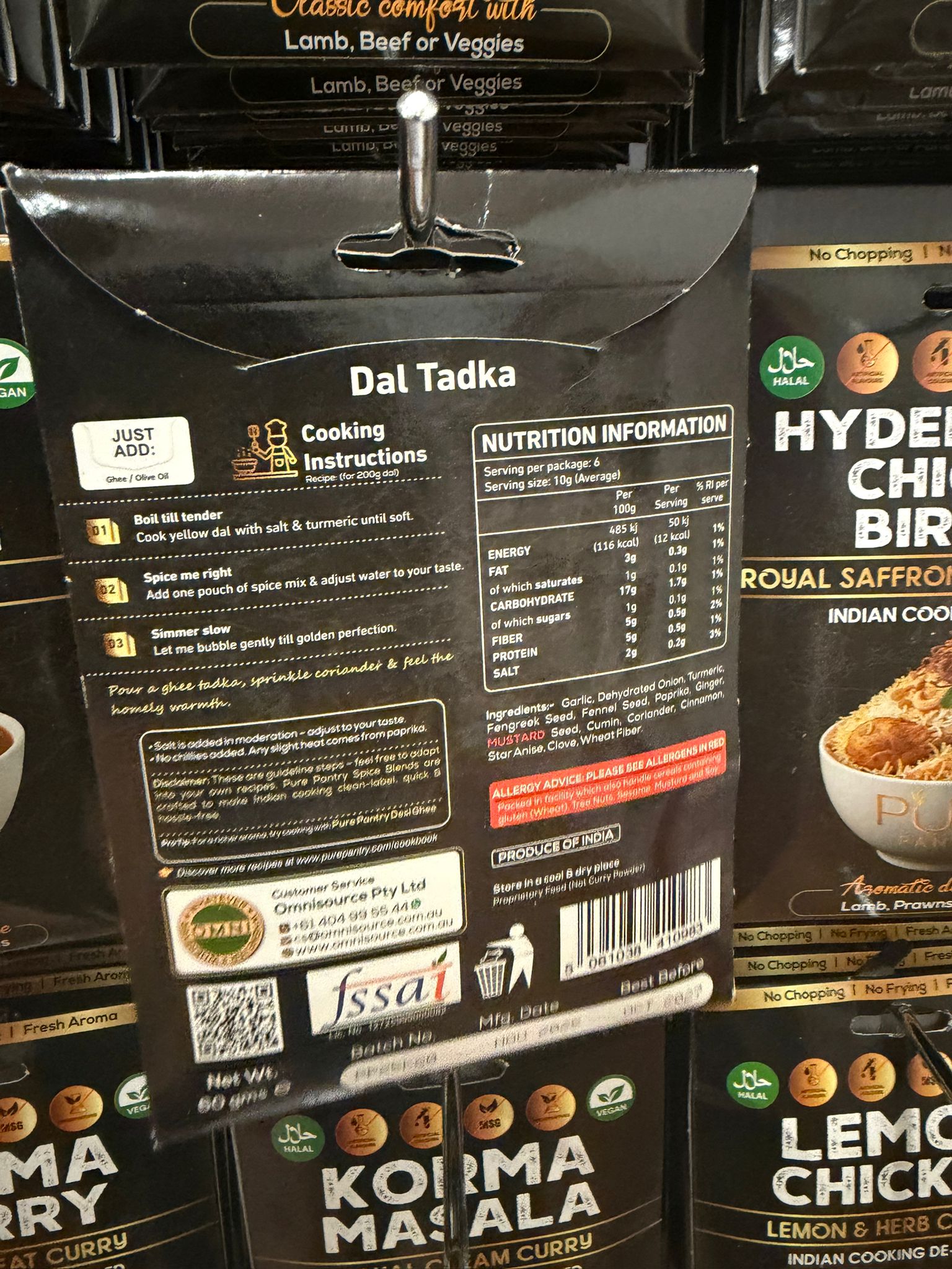 PURE PANTRY DAL TADHKA MIX 60 GM