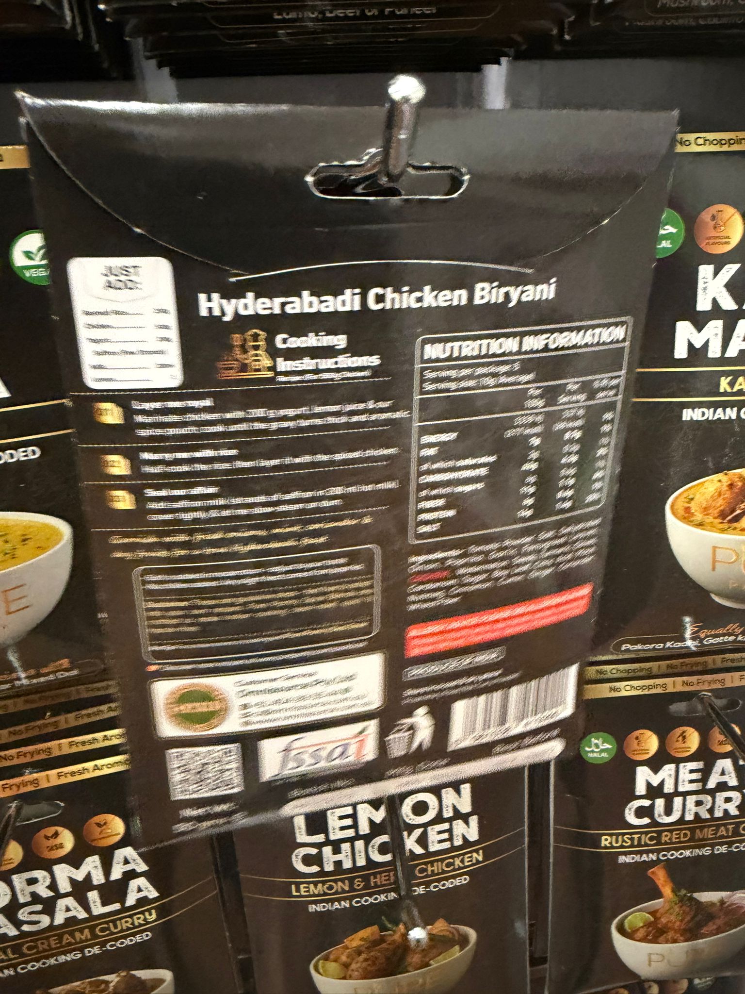 PURE  PANTRY HYDERABADI CHICKEN BIRYANI MIX 60 GM