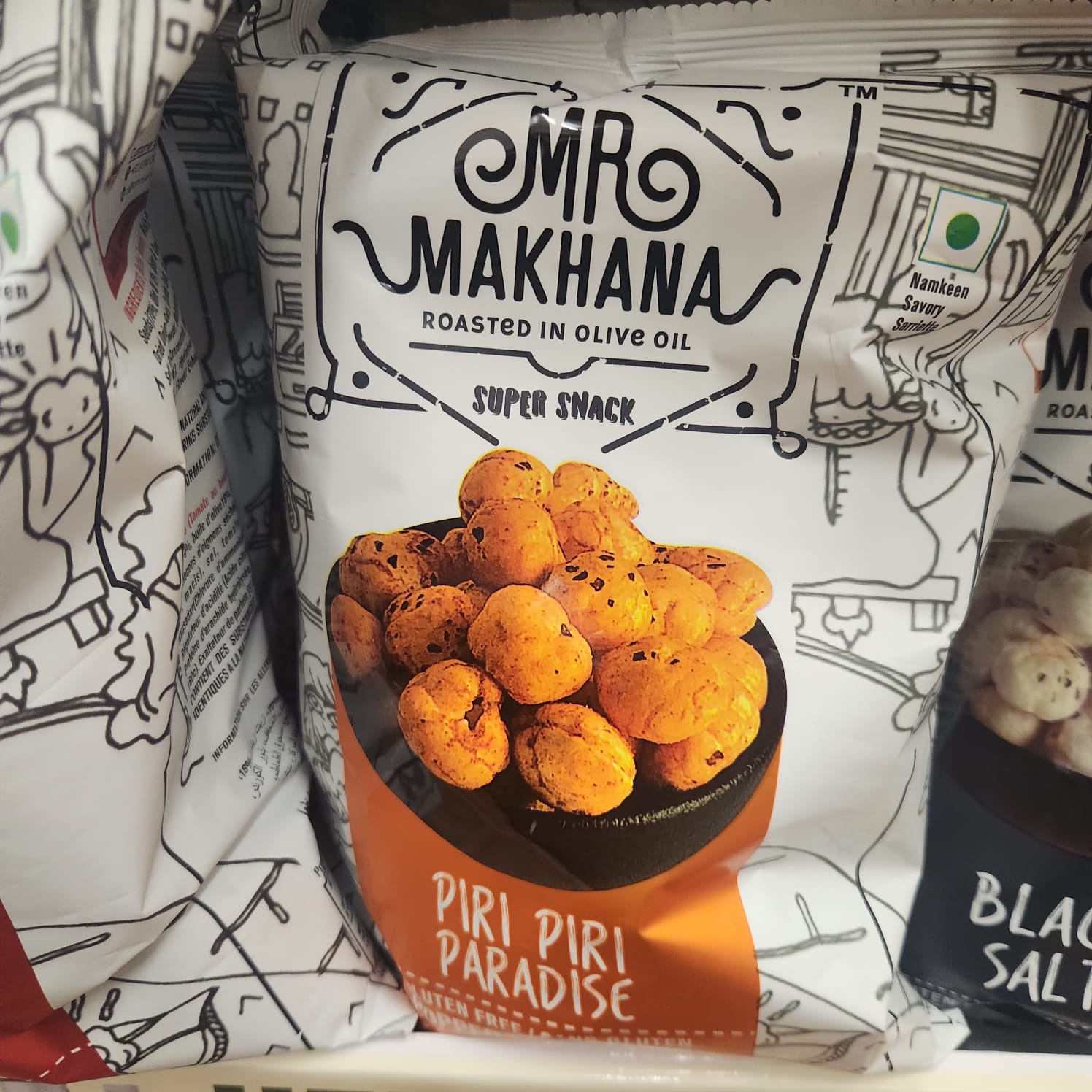 MR MAKHANA PERI PERI  75 BIG PACK ( FOX NUTS)