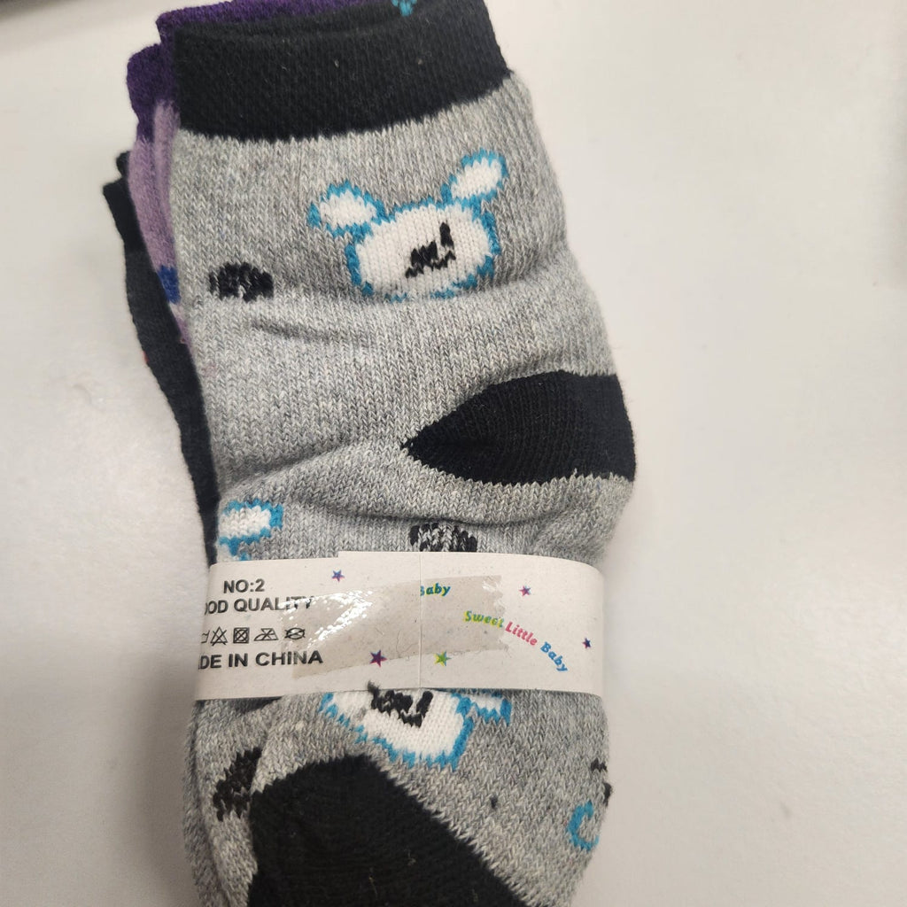 Cotton Socks 1-3 years  ( 4 colors available) A PAIR
