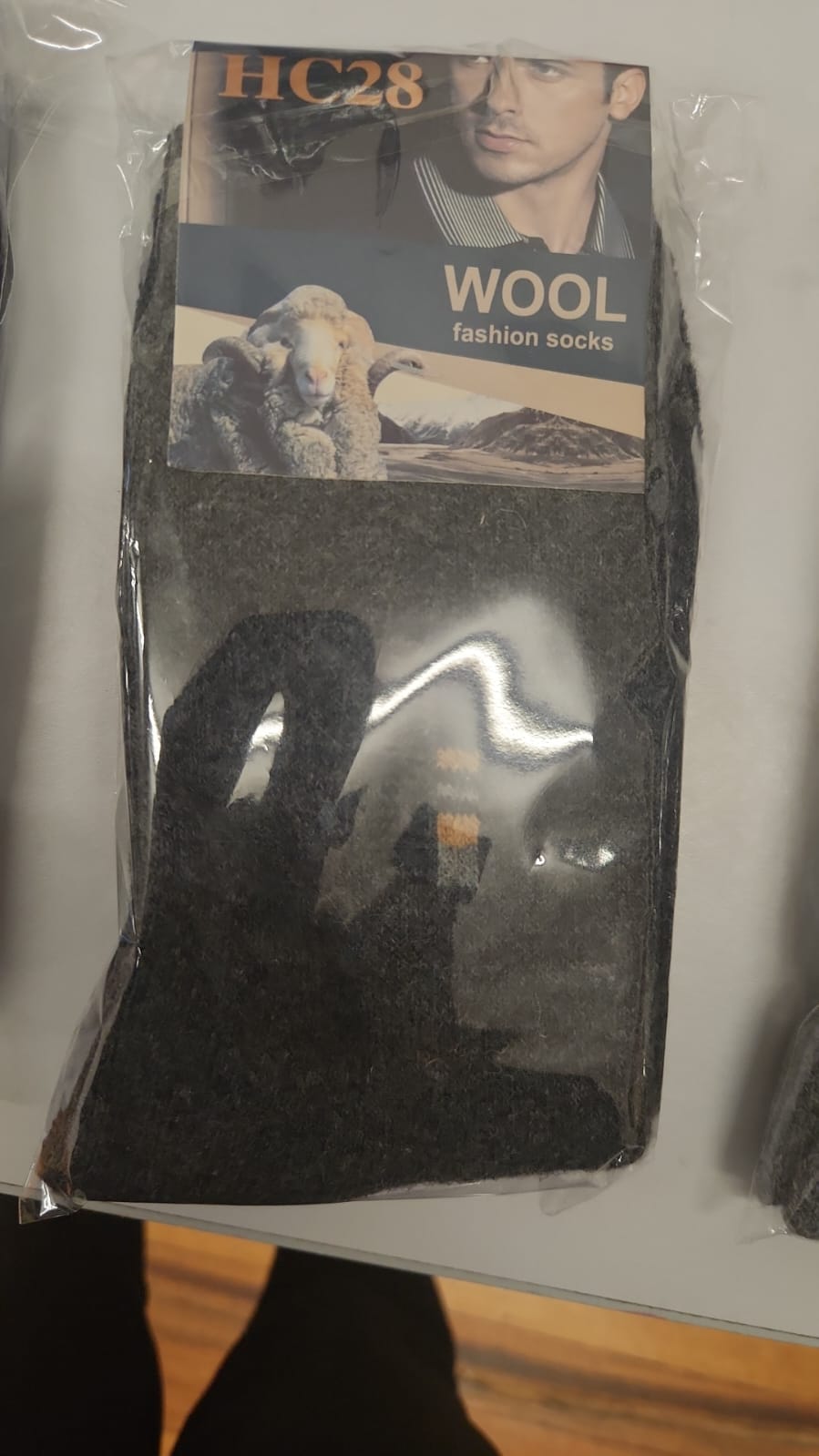 MENS WINTER SOCKS FREE SIZE SHEEP WOOL