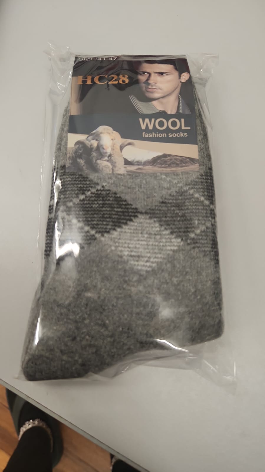 MENS WINTER SOCKS FREE SIZE SHEEP WOOL